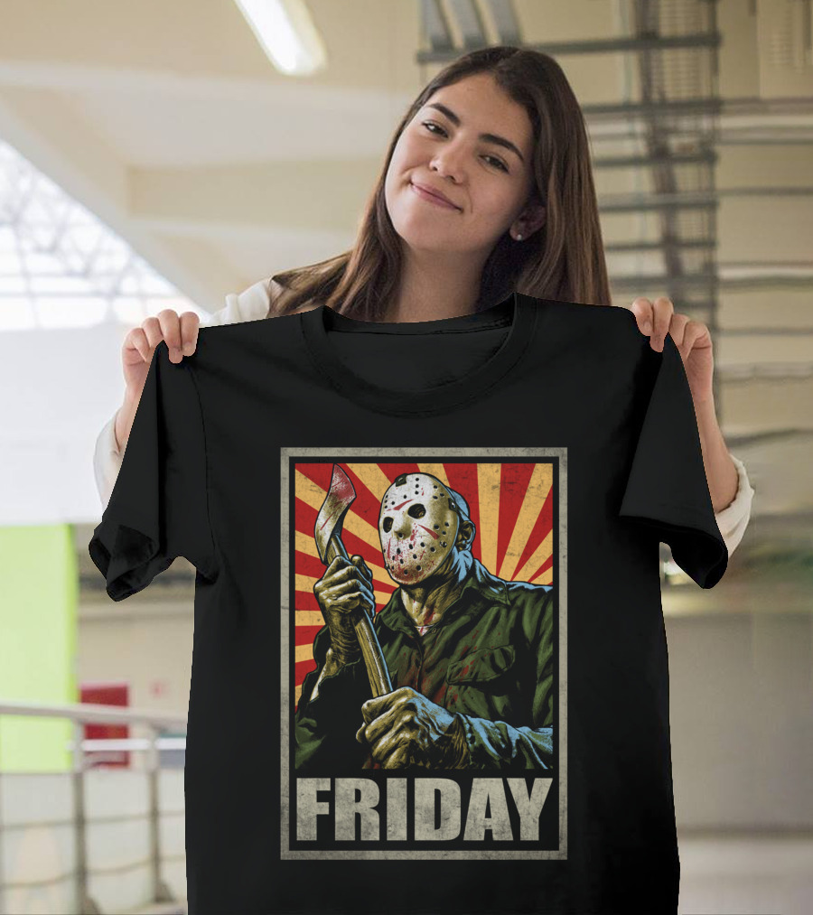 Jason Voorhees Friday Retro Horror T-Shirt