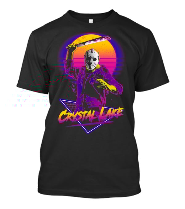 Jason Voorhees Neon Crystal Lake T-Shirt