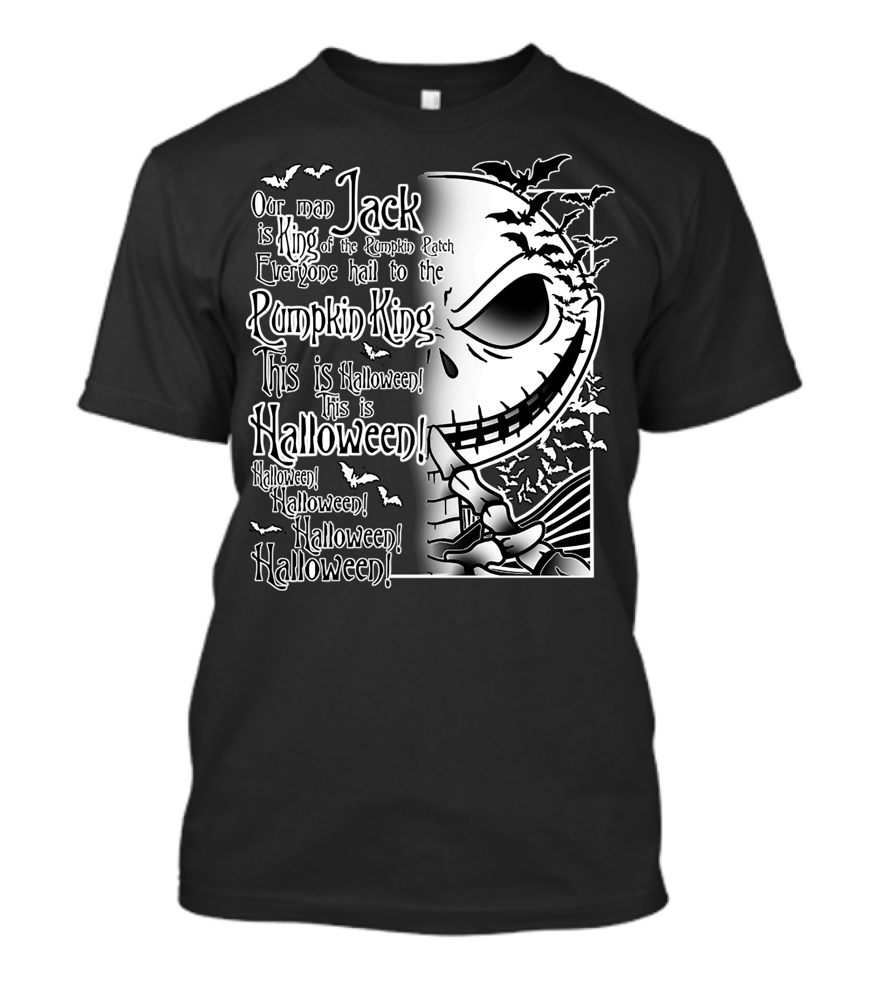 Jack Pumpkin King Halloween This Is Halloween Hail To The King T-Shirt