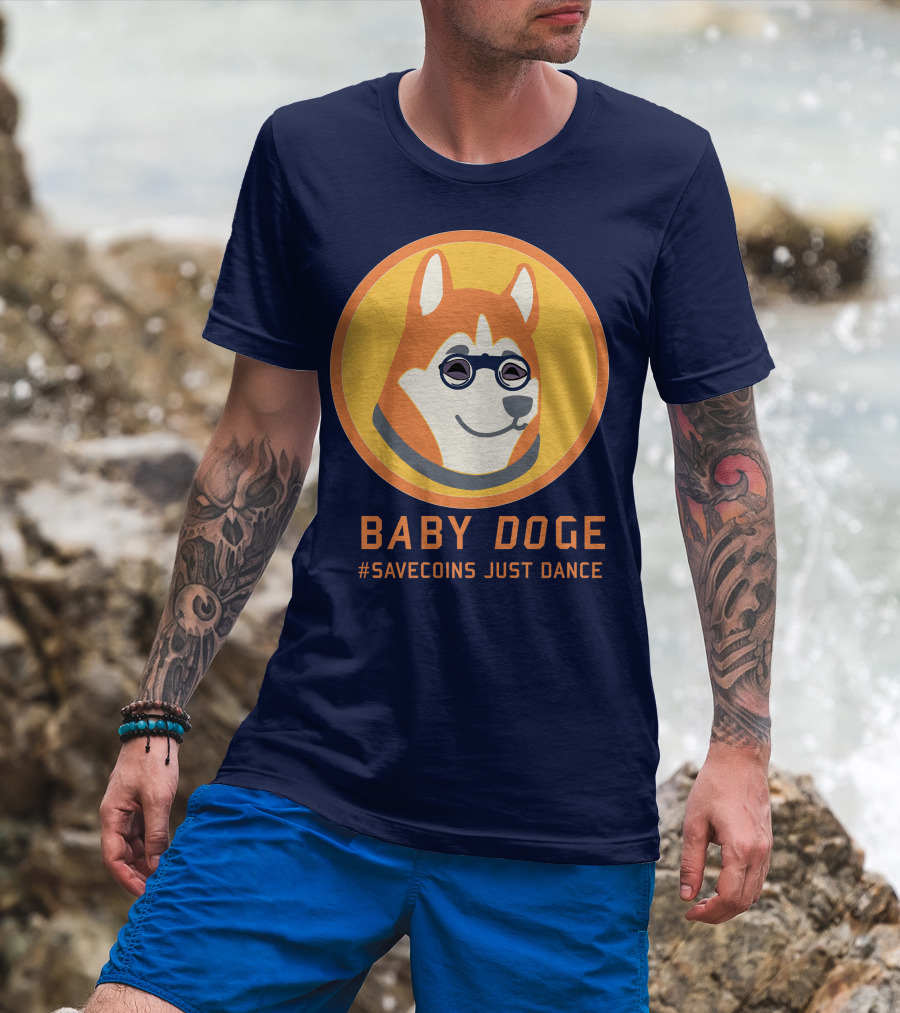 Baby Doge #Savecoins Just Dance T-Shirt