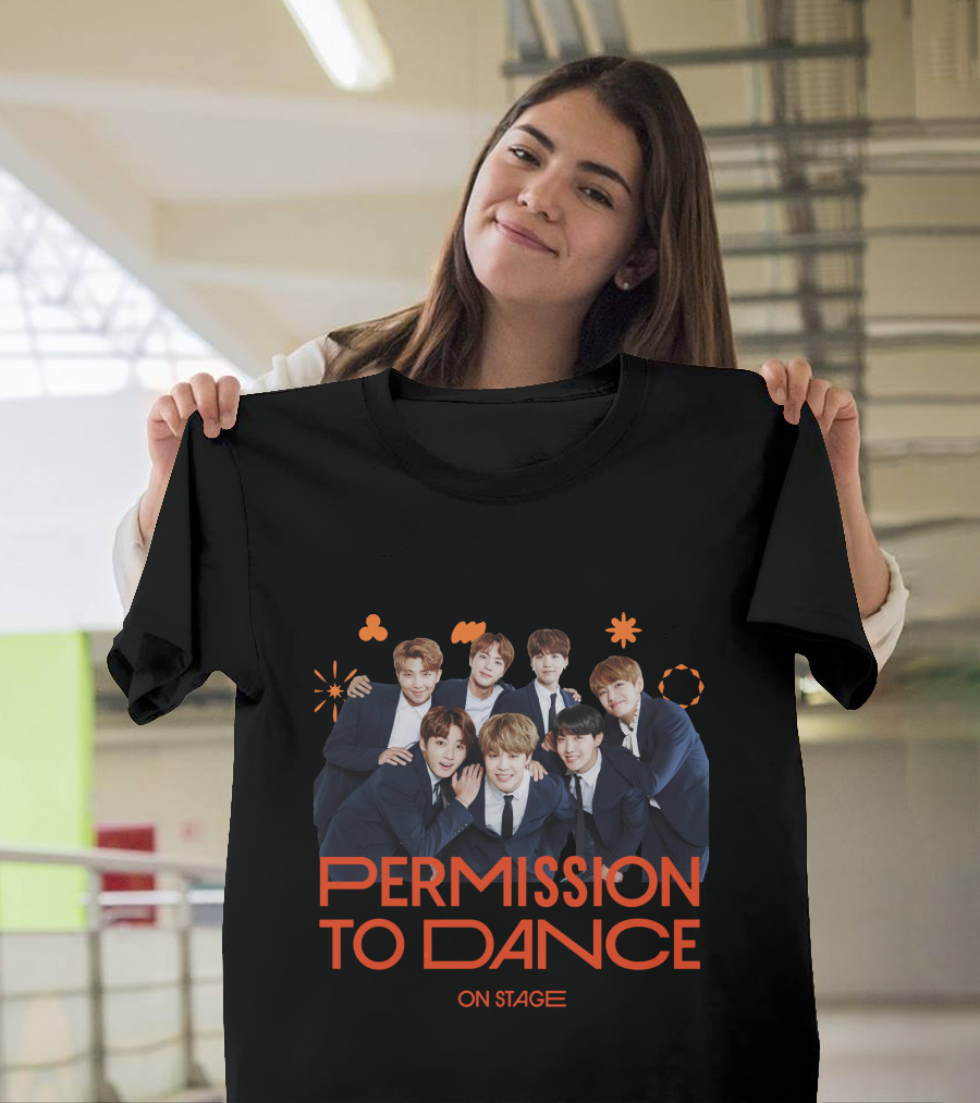 BTS Permission to Dance on Stage Group Photo T-Shirt