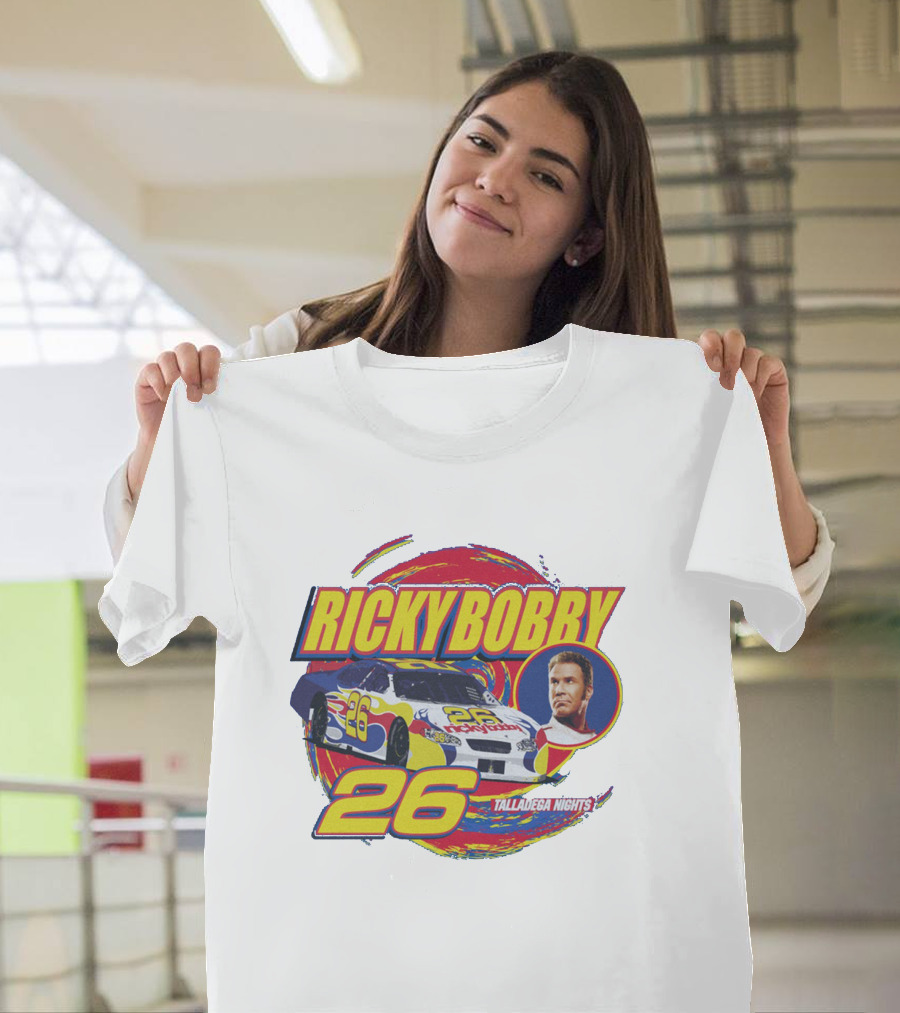 Ricky Bobby 26 Talladega Nights Racing Car T-Shirt