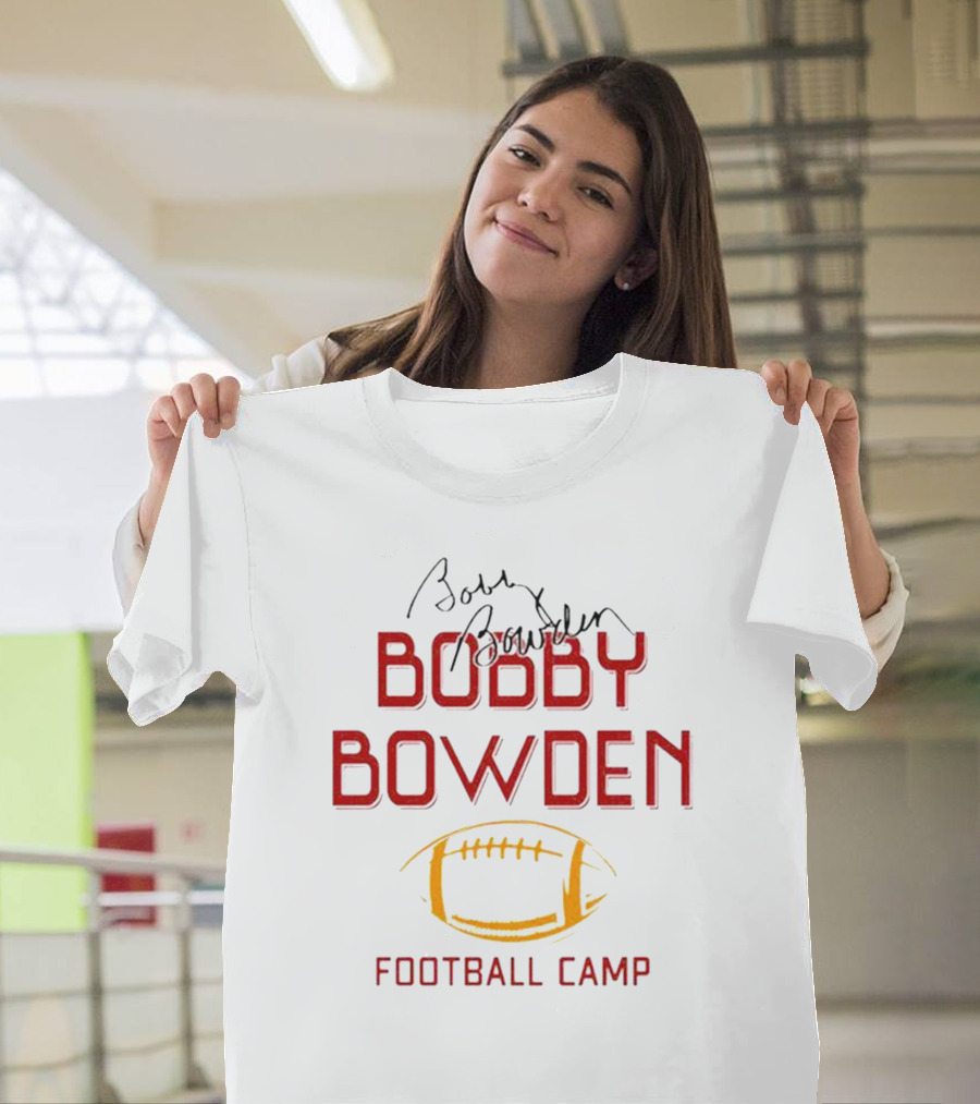 Bobby Bowden Football Camp with Autograph and Football T-Shirt
