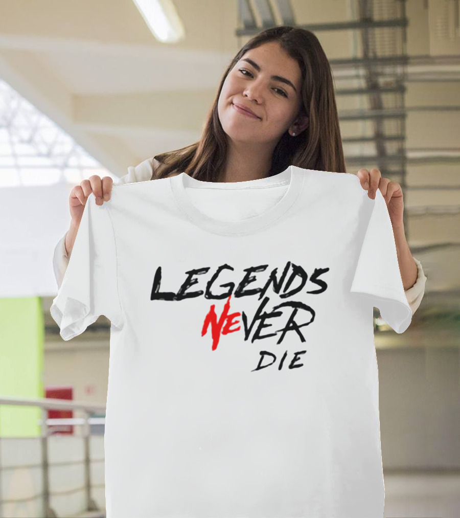 LEGENDS NEVER DIE White T-Shirt