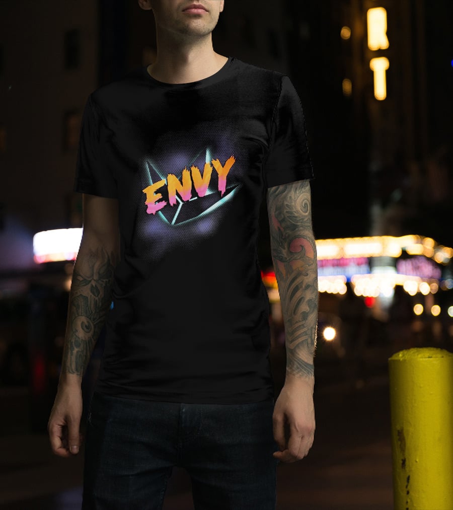 ENVY Neon Brushstroke T-Shirt
