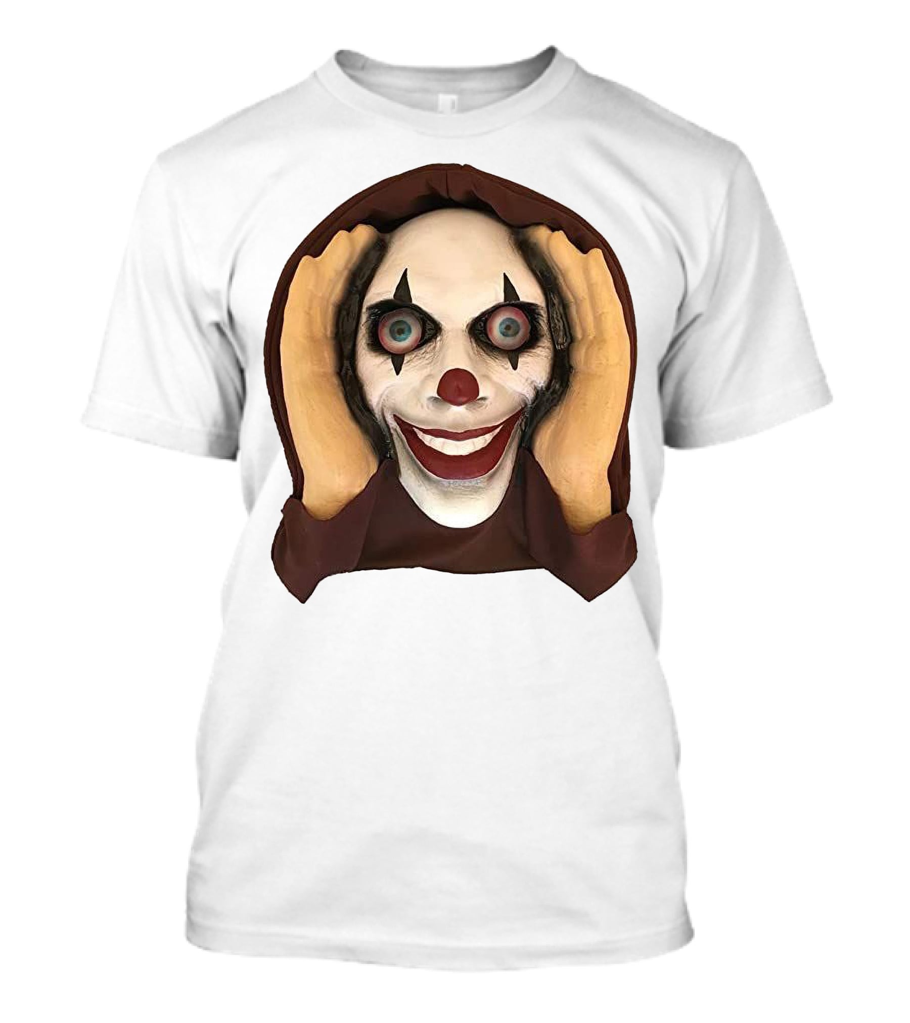 Spooky Clown IT Horror Mask T-Shirt
