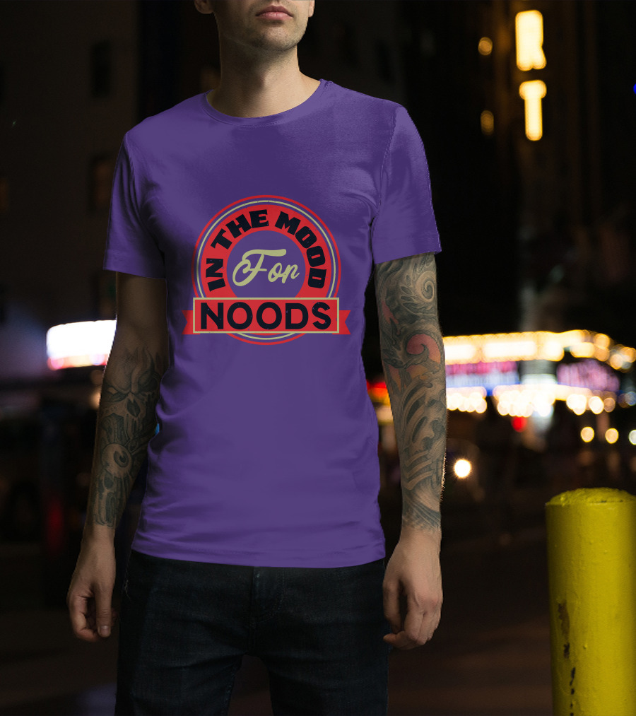 In The Mood For Noods Circle Emblem T-Shirt