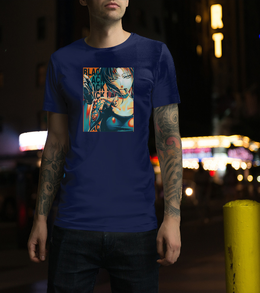 Black Lagoon Pop Anime Style Revy T-Shirt