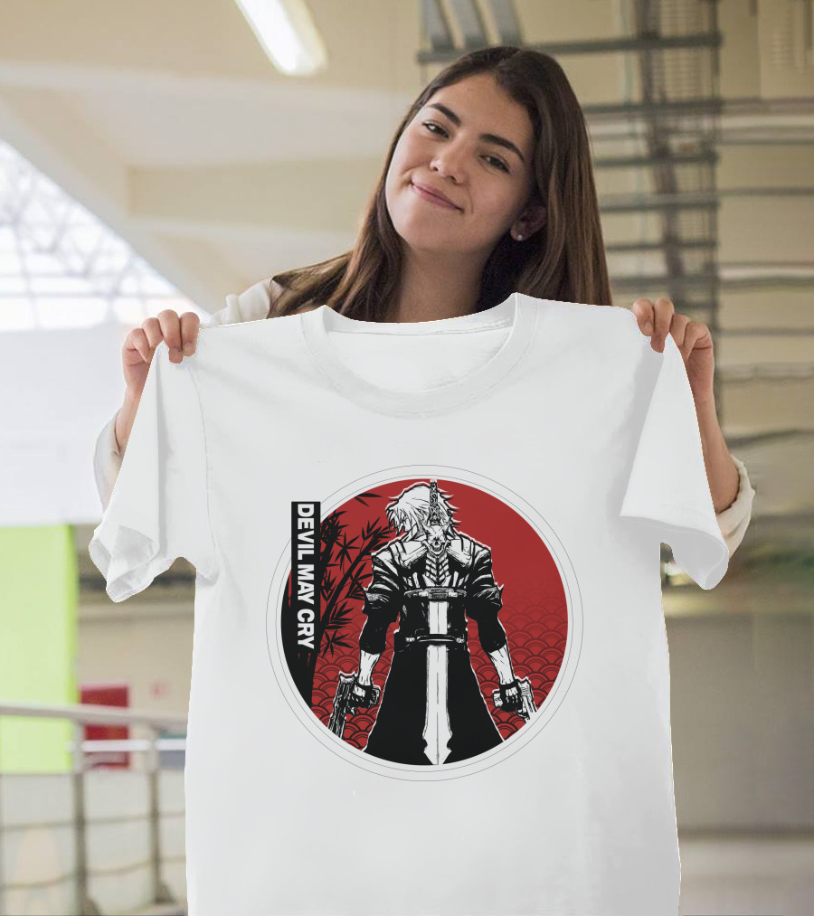 DEVIL MAY CRY Red Circle Character T-Shirt
