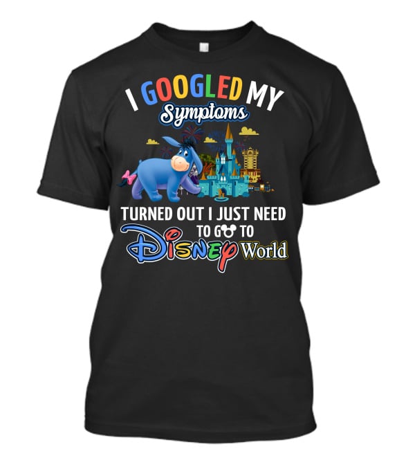 I Googled My Symptoms Eeyore Disney World T-Shirt