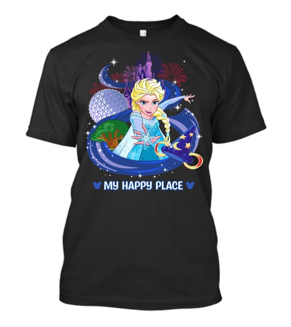 Elsa My Happy Place Disney Frozen Magic Fantasyland T-Shirt