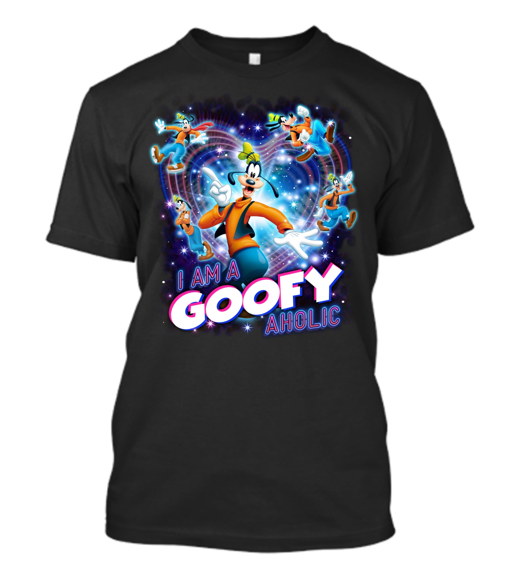I Am A Goofy Aholic Disney Character Fan Tribute T-Shirt