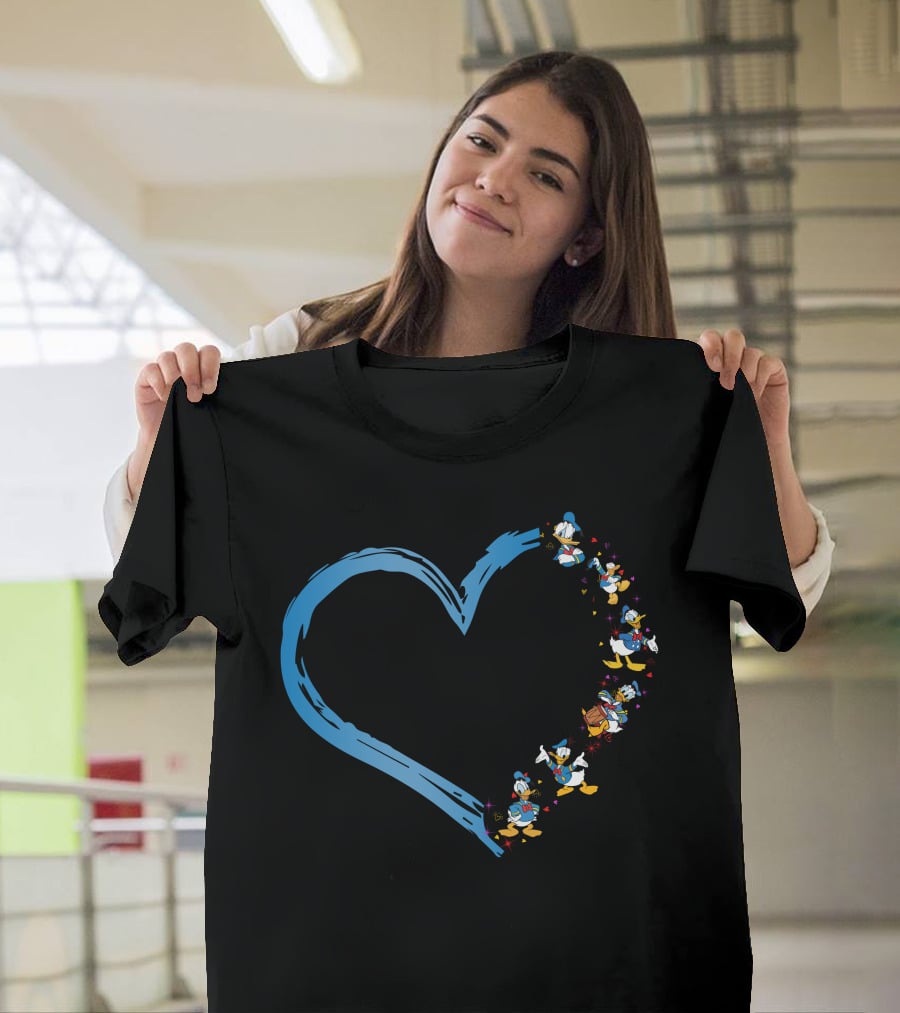 Donald Duck Heart T-Shirt