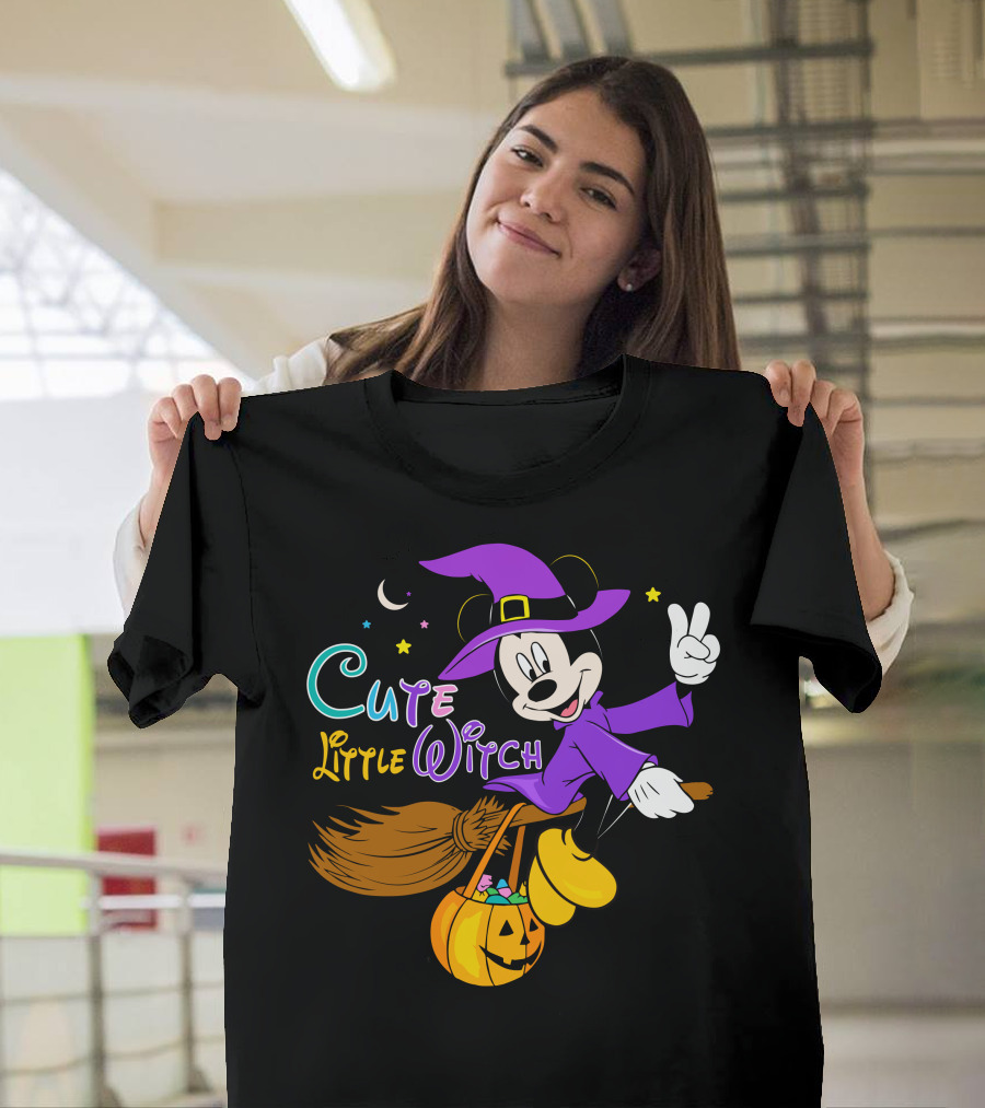 Cute Little Witch Halloween T-Shirt