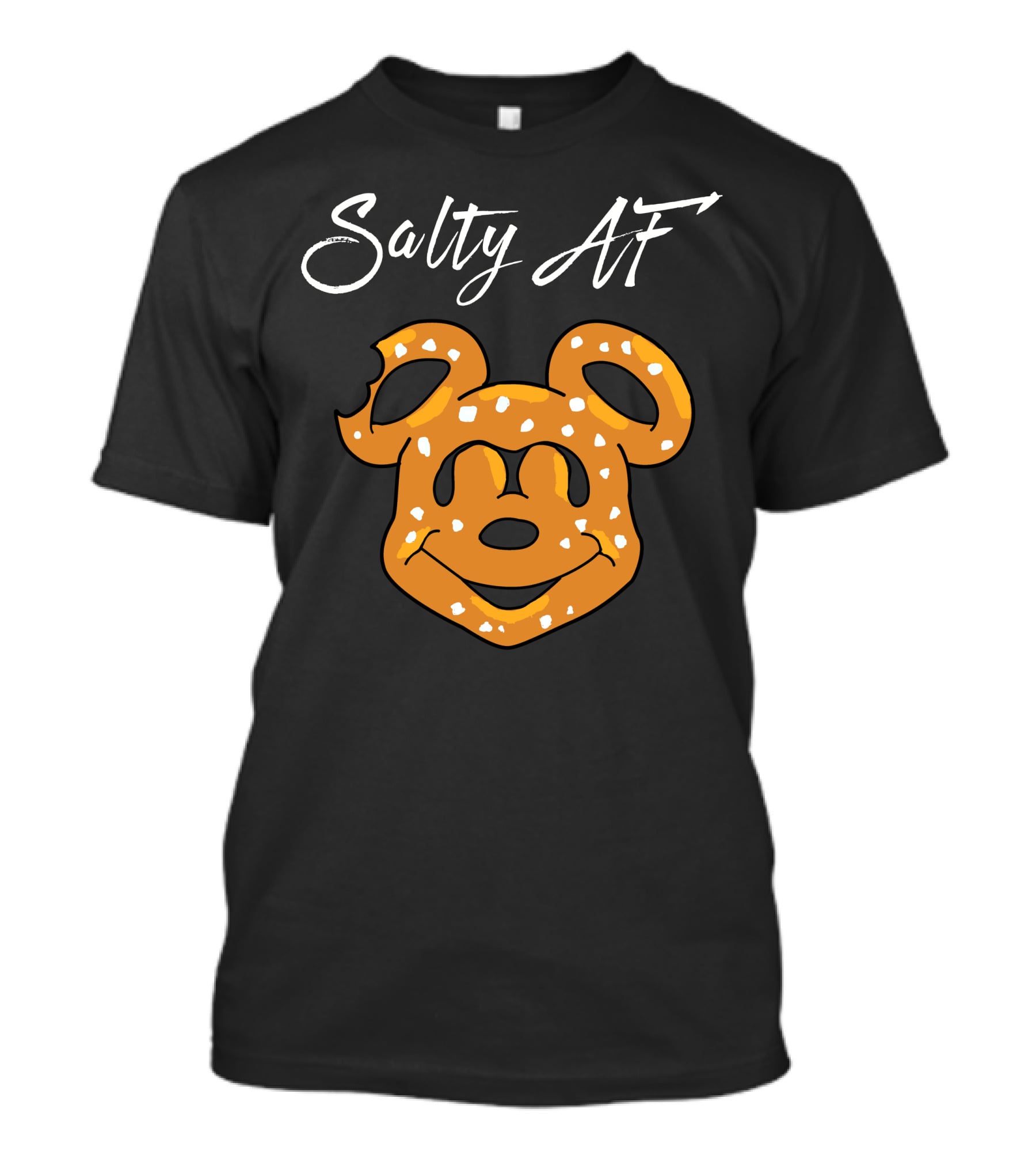 Salty Af Mickey Pretzel Style T-Shirt