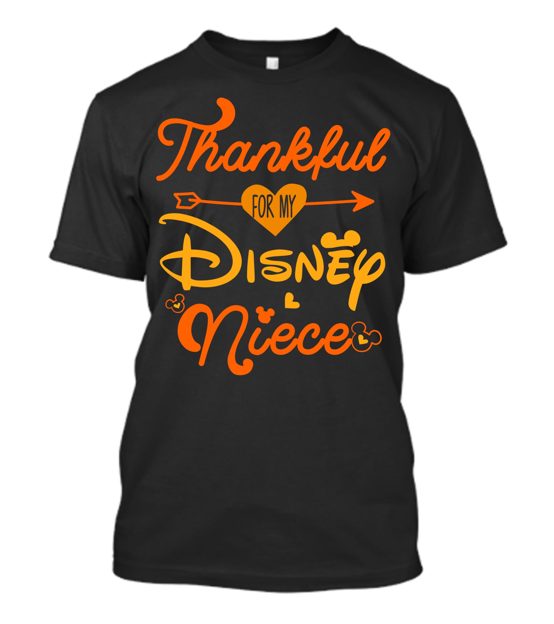Thankful For My Disney Niece Thanksgiving T-Shirt