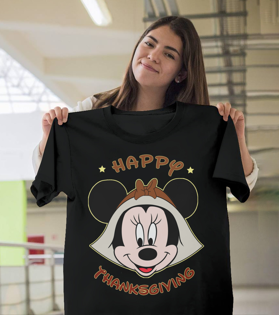 Happy Thanksgiving Minnie Mouse T-Shirt