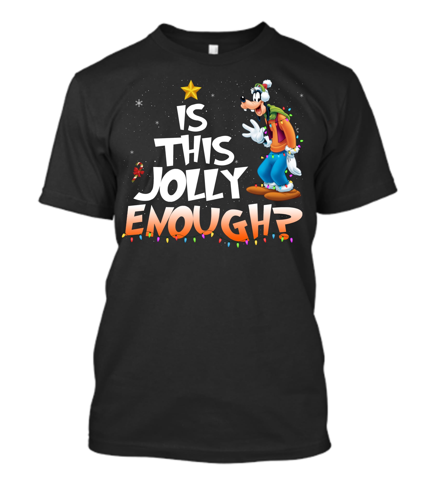 Goofy Is This Jolly Enough Christmas Lights T-Shirt