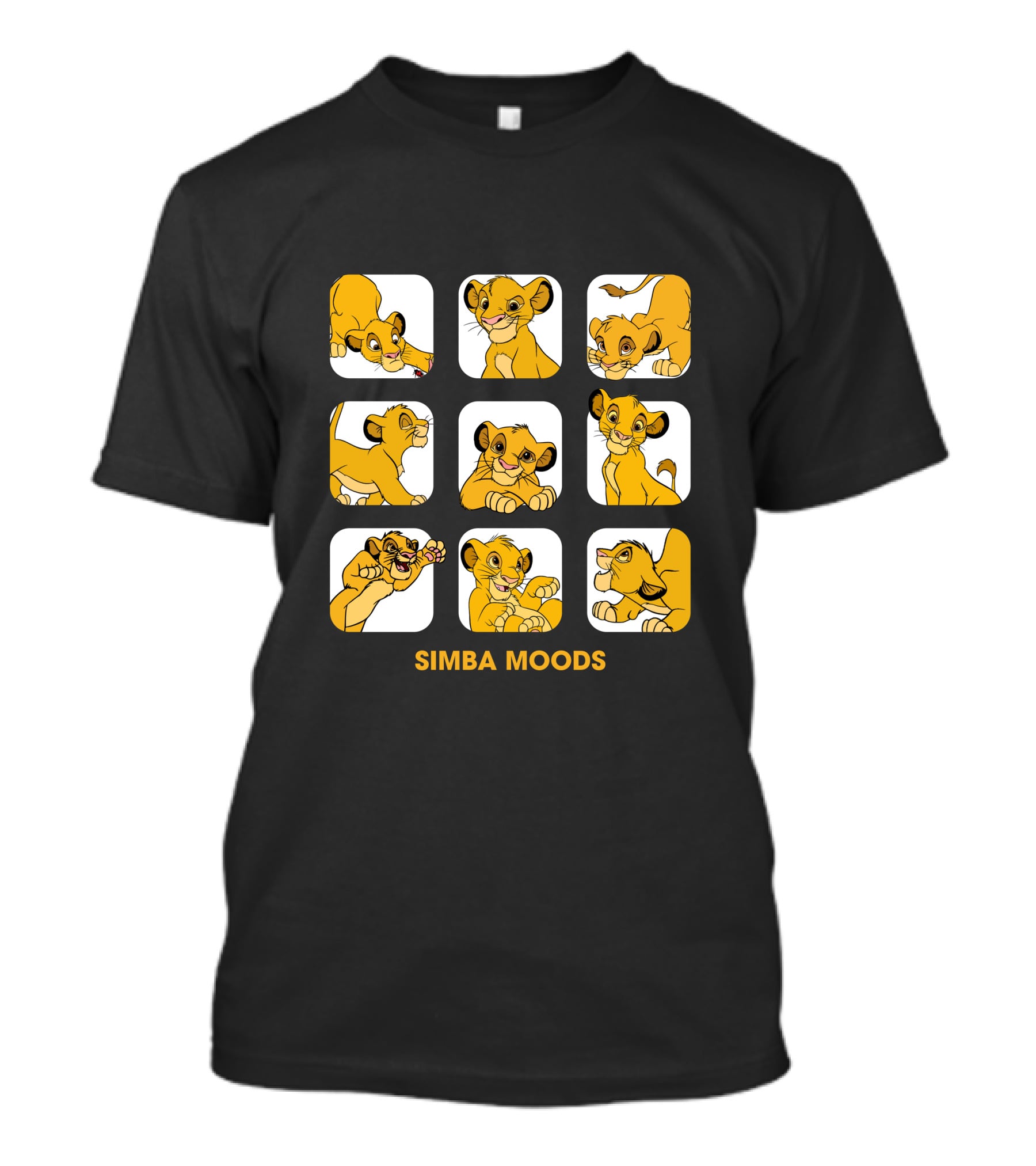 Simba Moods Character Expressions T-Shirt