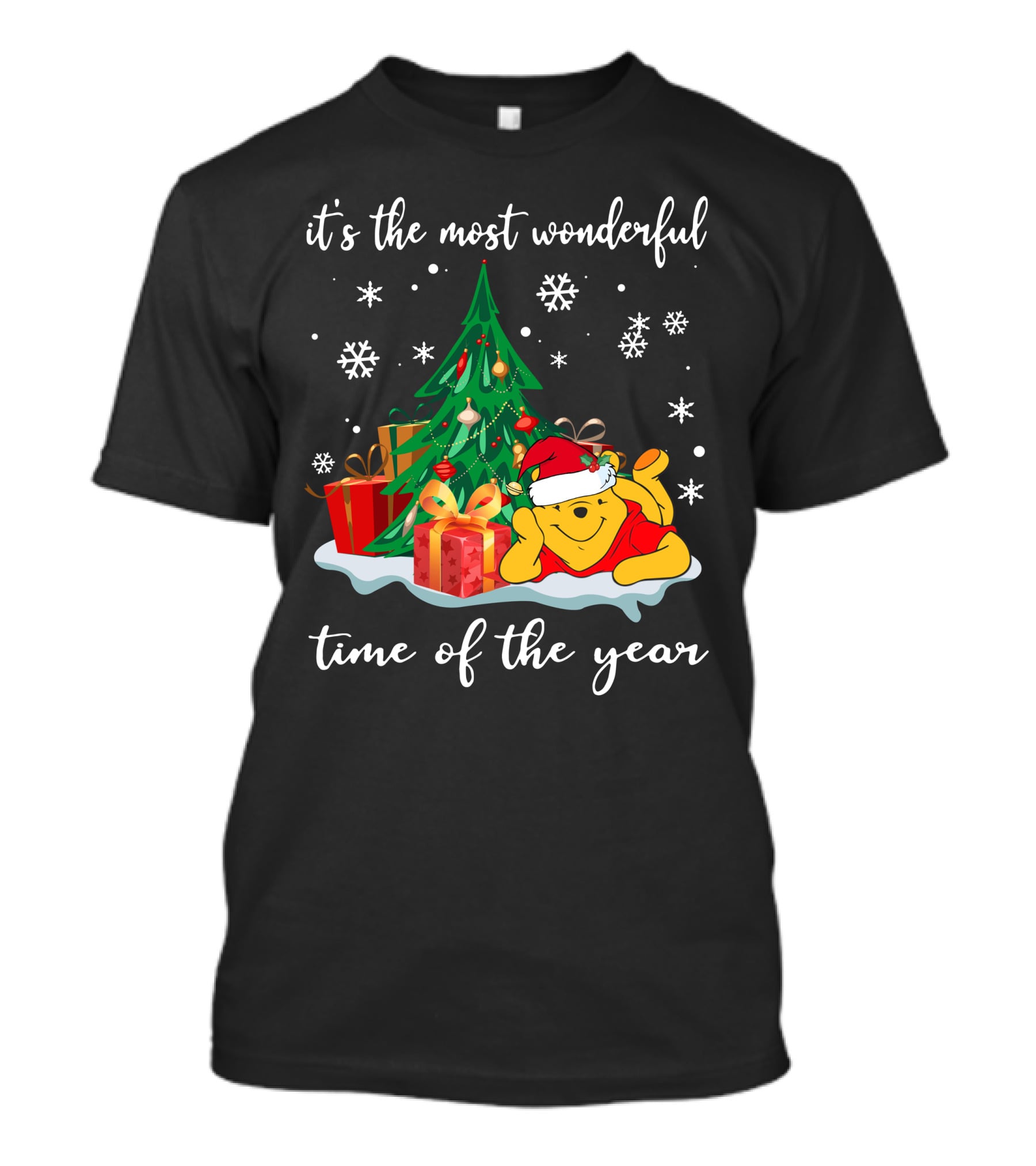 It's The Most Wonderful Time Of The Year Christmas Pooh T-Shirt