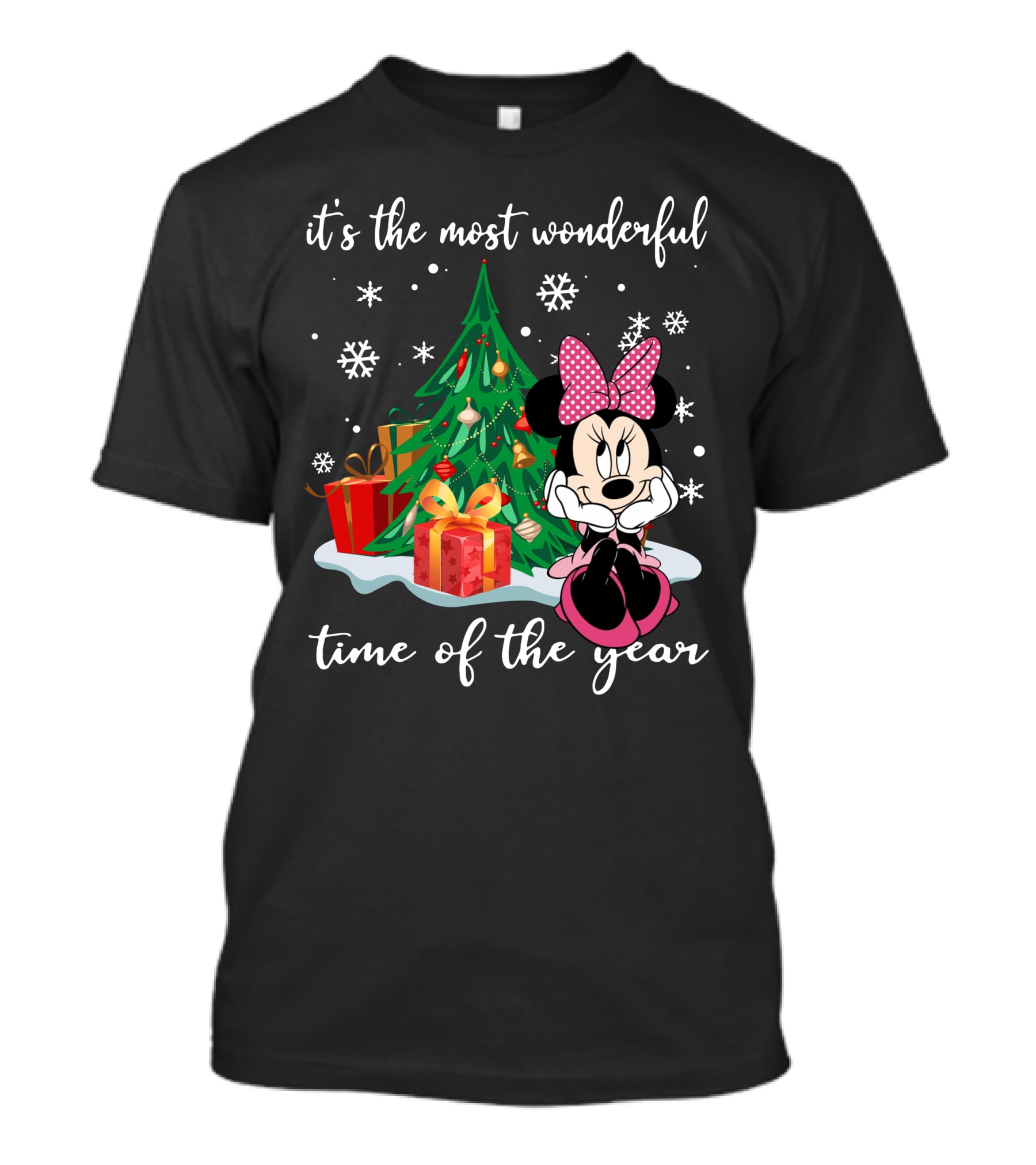 It's The Most Wonderful Time Of The Year Minnie Christmas Tree T-Shirt