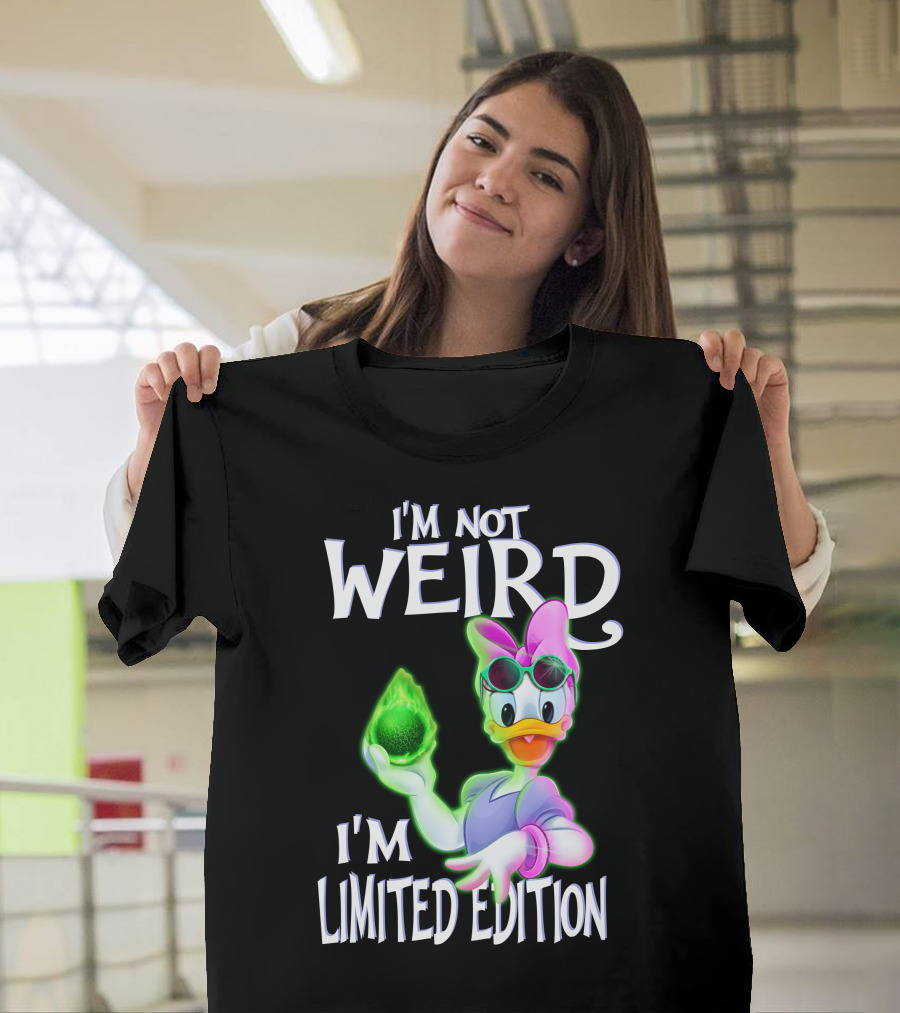 I'm Not Weird I'm Daisy Duck With Green Energy Sphere T-Shirt
