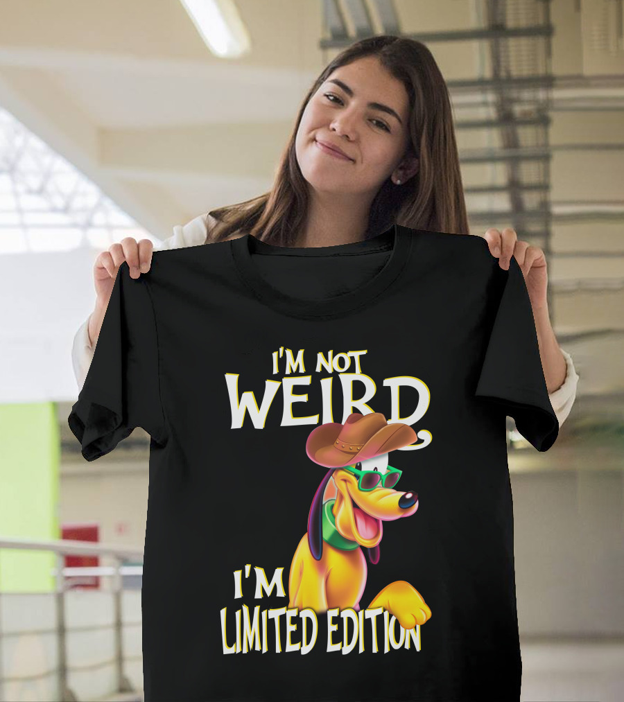 I'm Not Weird I'm Pluto Cowboy Hat Sunglasses T-Shirt