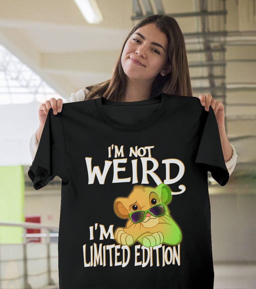 I'm Not Weird I'm Simba With Sunglasses T-Shirt