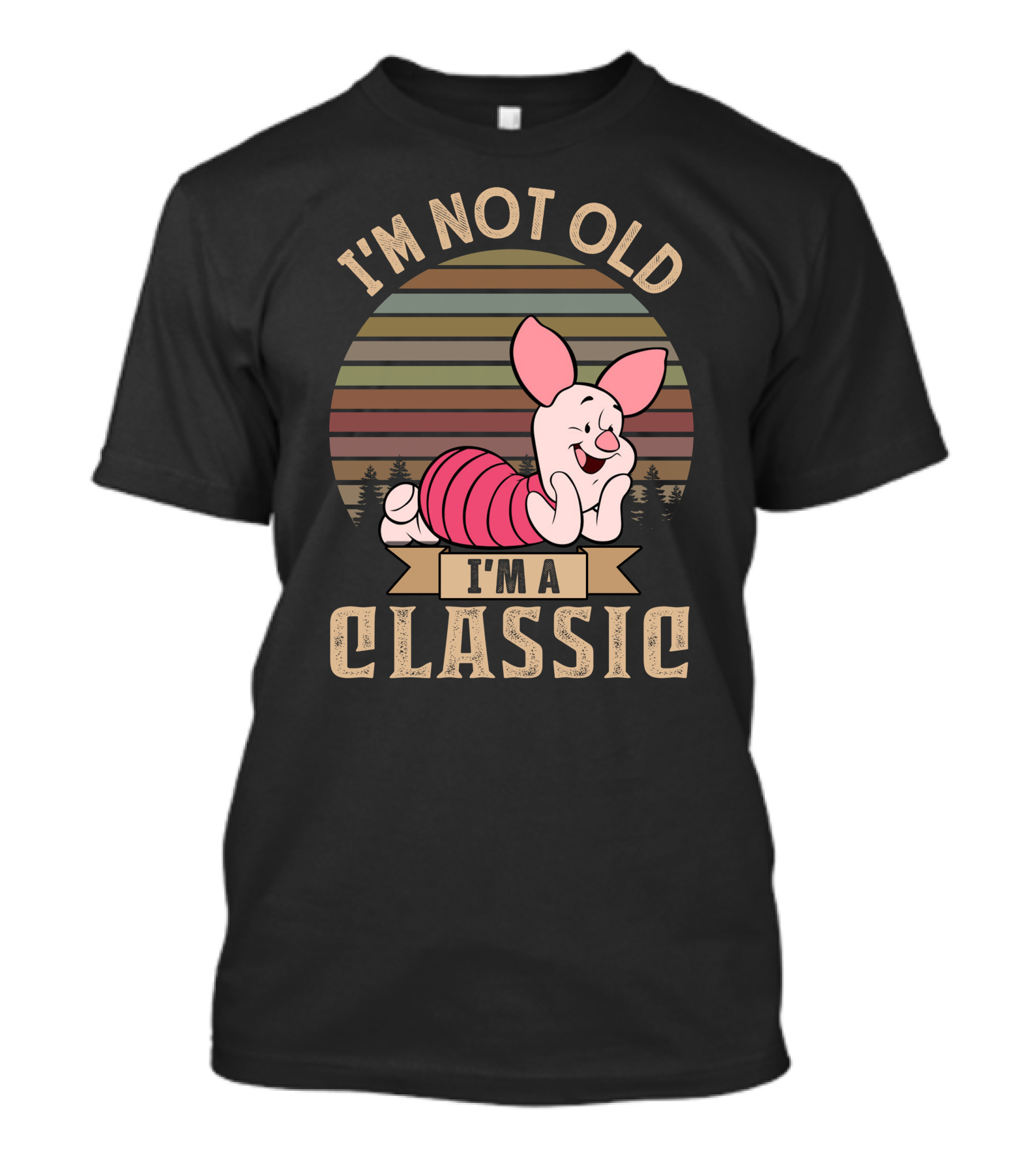 I'm Not Old I'm A Classic Piglet Retro Style T-Shirt