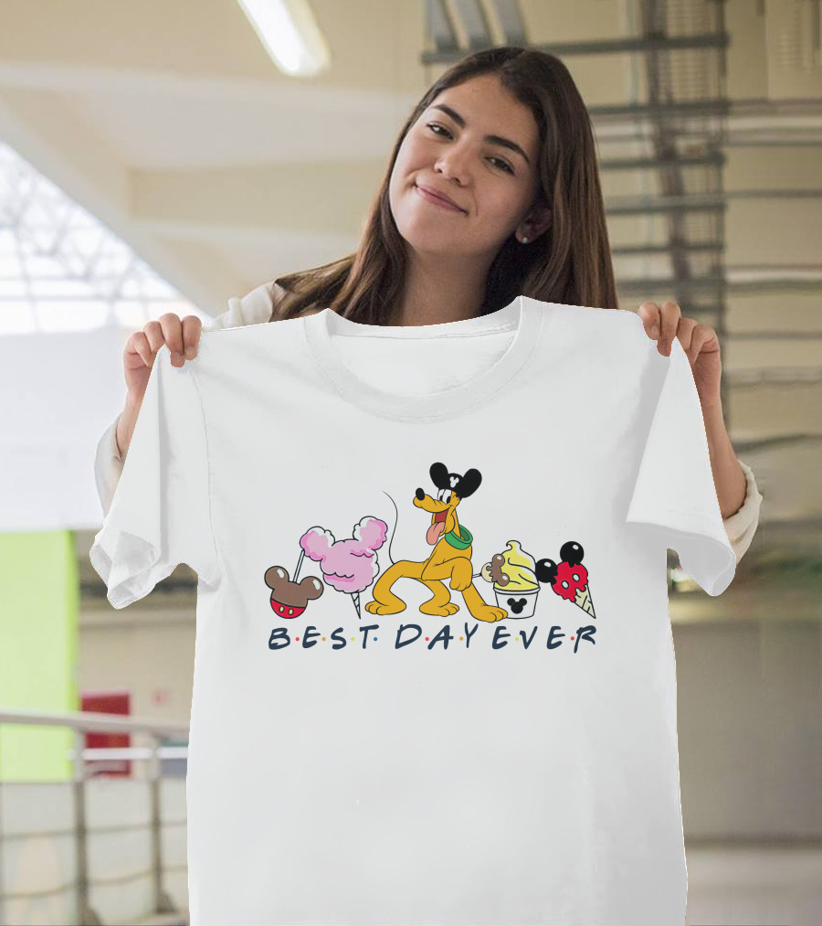 Pluto Best Day Ever Disney Treats T-Shirt