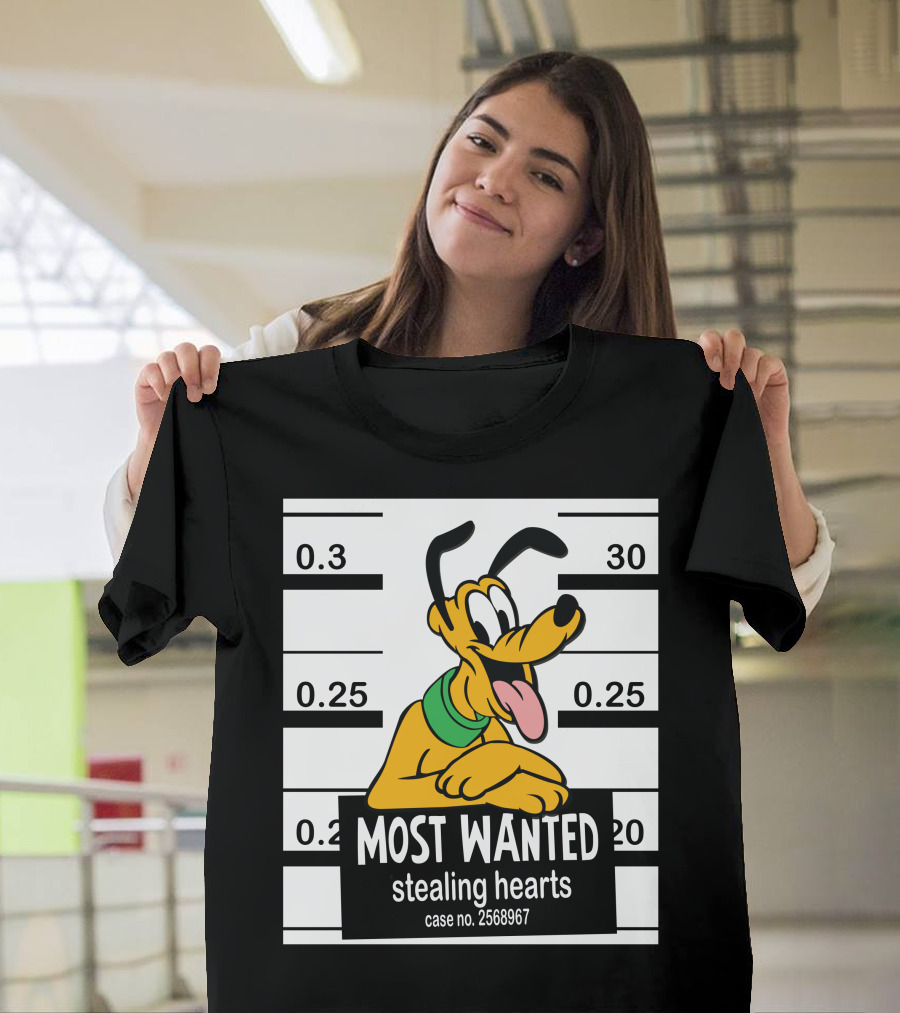 Most Wanted Pluto Stealing Hearts Case No. 2568967 T-Shirt
