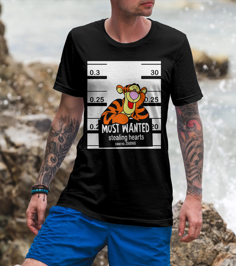 Most Wanted Tigger Stealing Hearts Case No. 2568968 T-Shirt