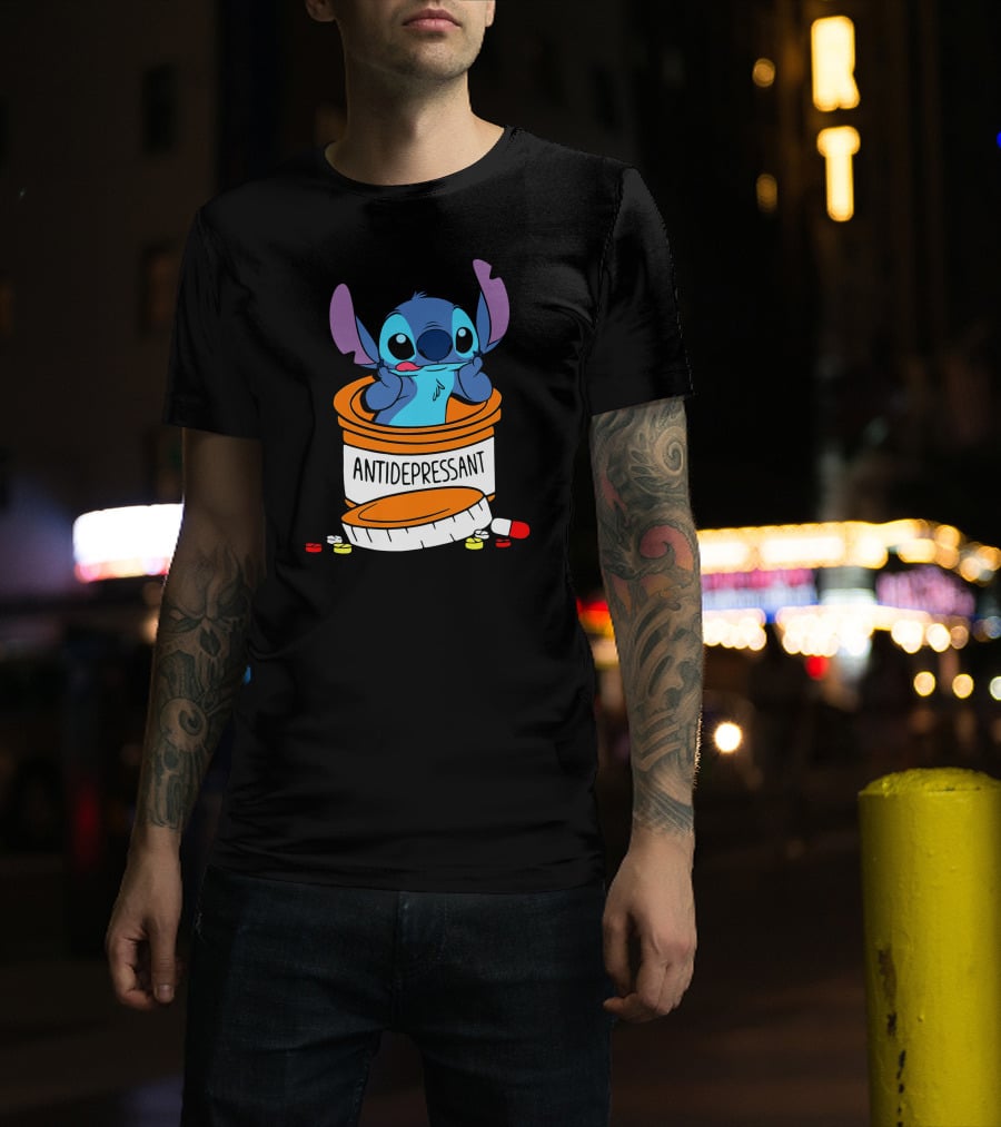 Stitch Antidepressant Rx T-Shirt