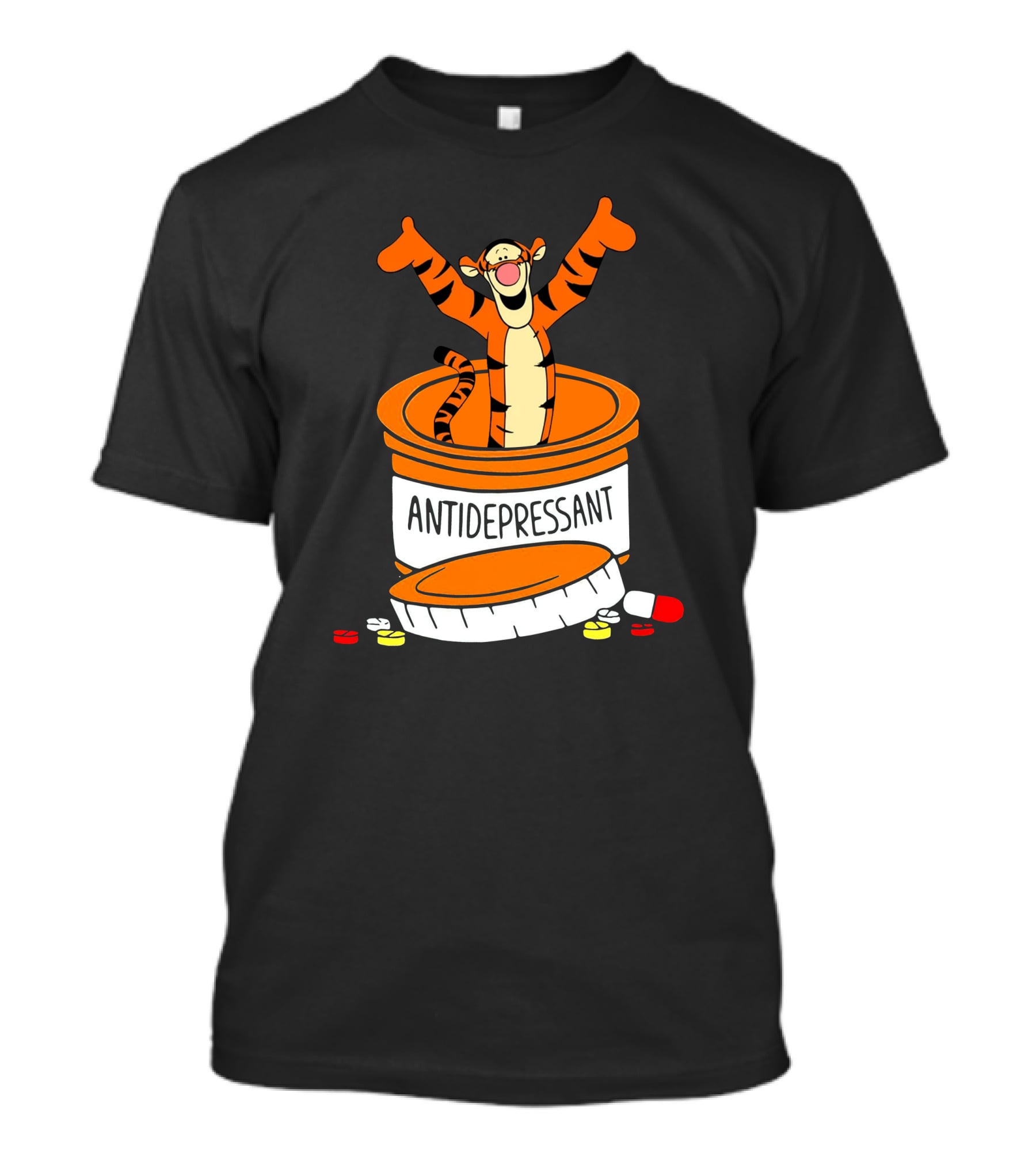 Tigger Antidepressant Pill Bottle T-Shirt