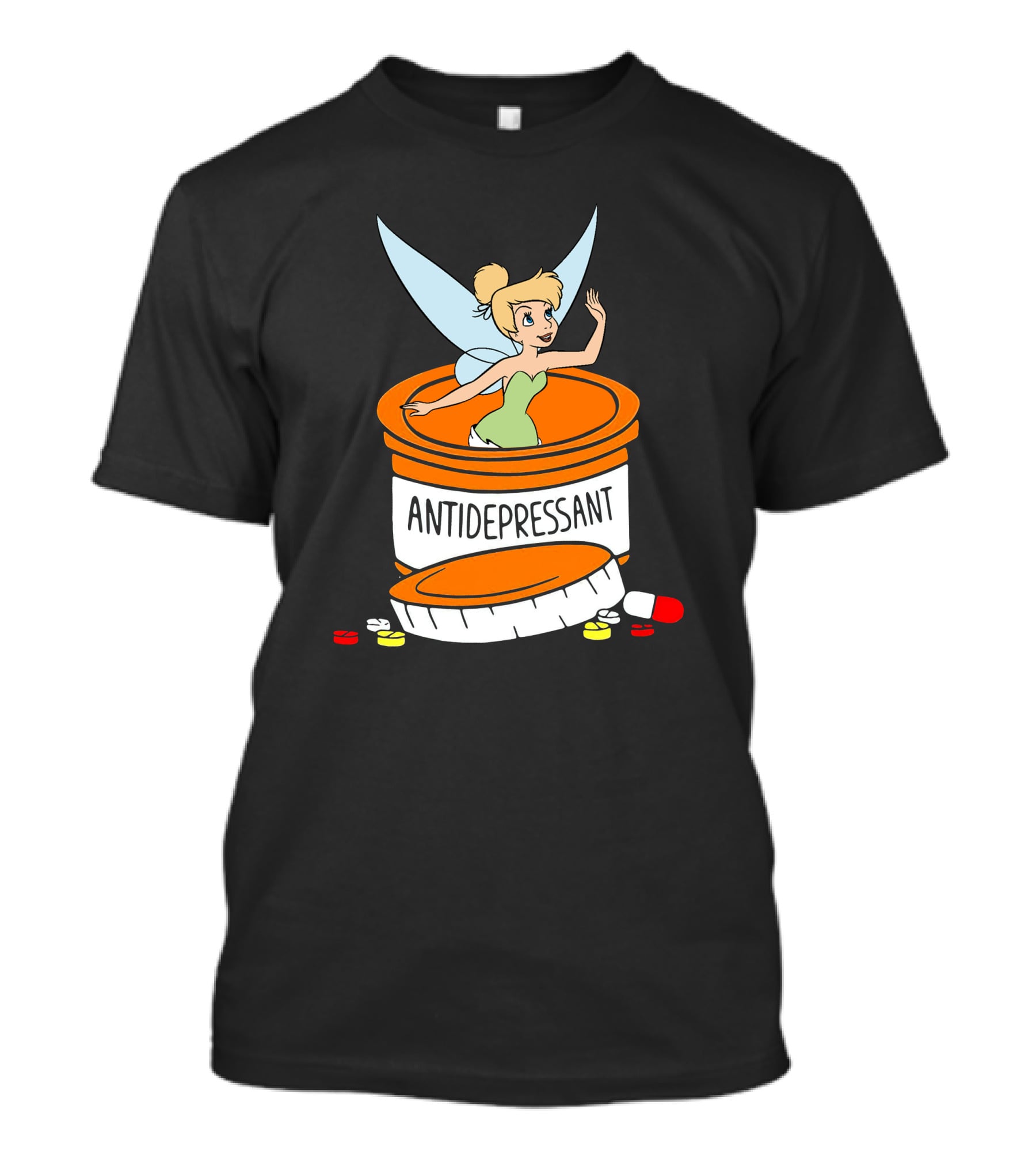 Tinker Bell Antidepressant Capsule T-Shirt