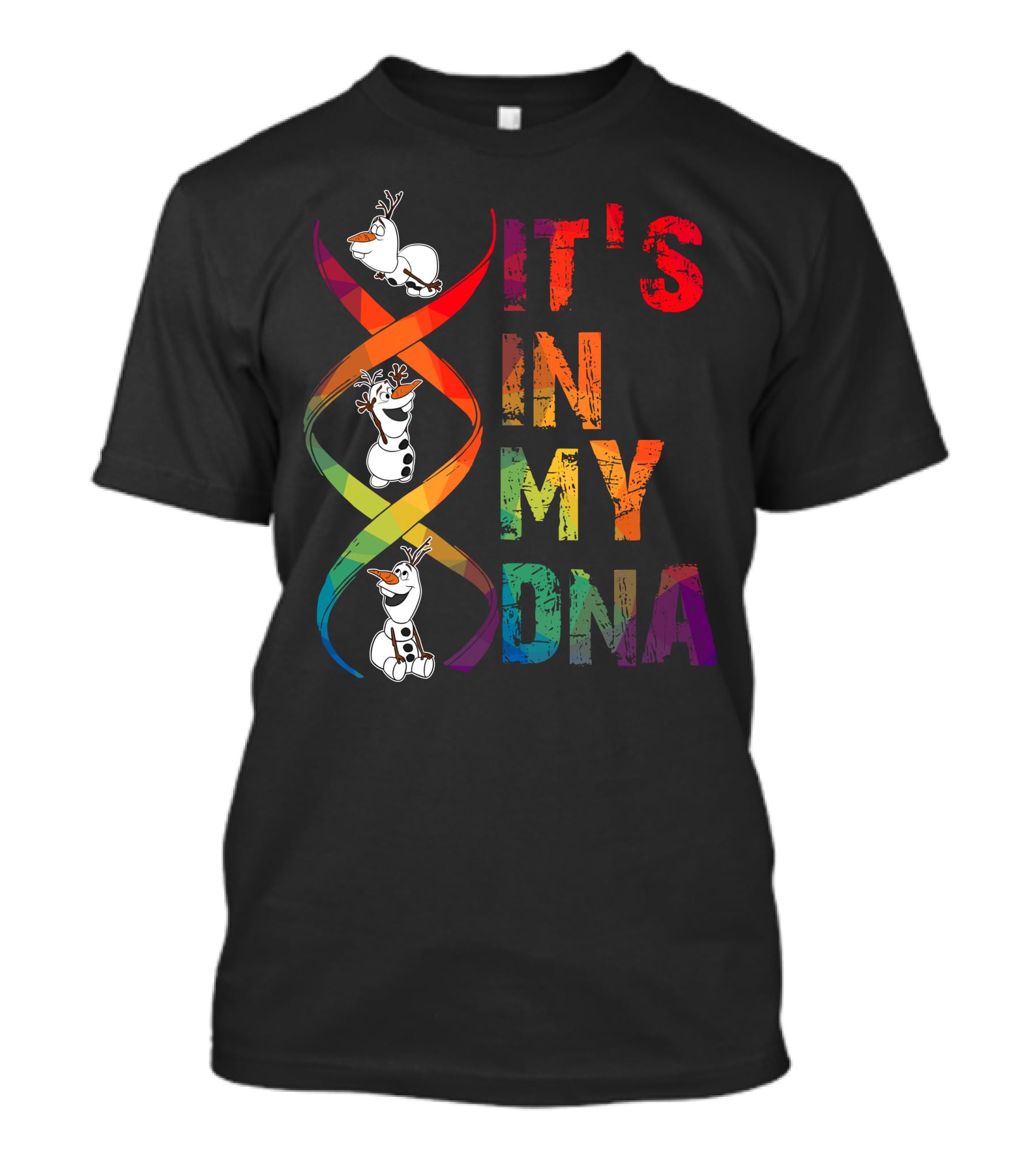 Olaf It's In My Dna Frozen Theme T-Shirt