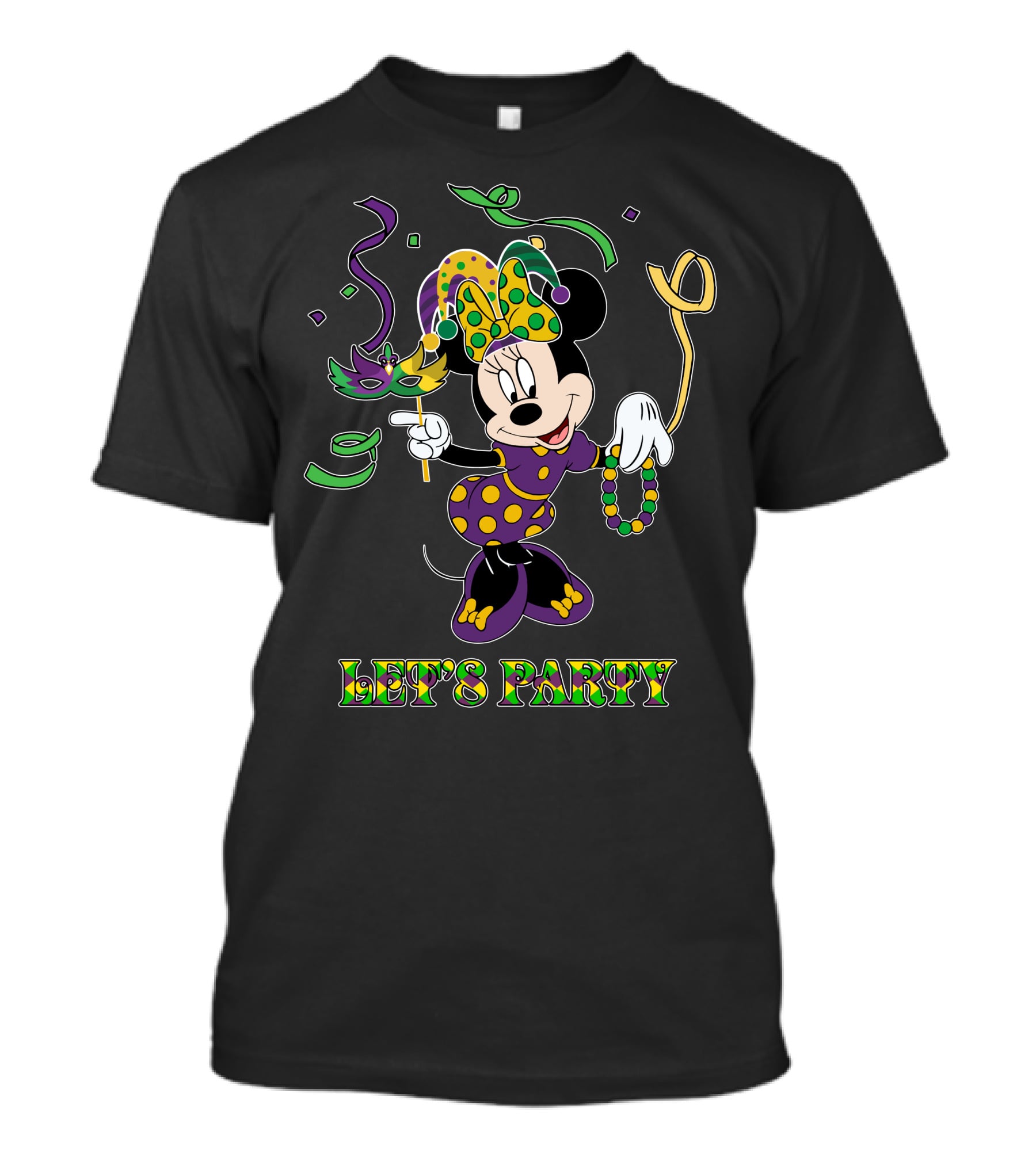 Minnie Let's Party Mardi Gras Celebration T-Shirt