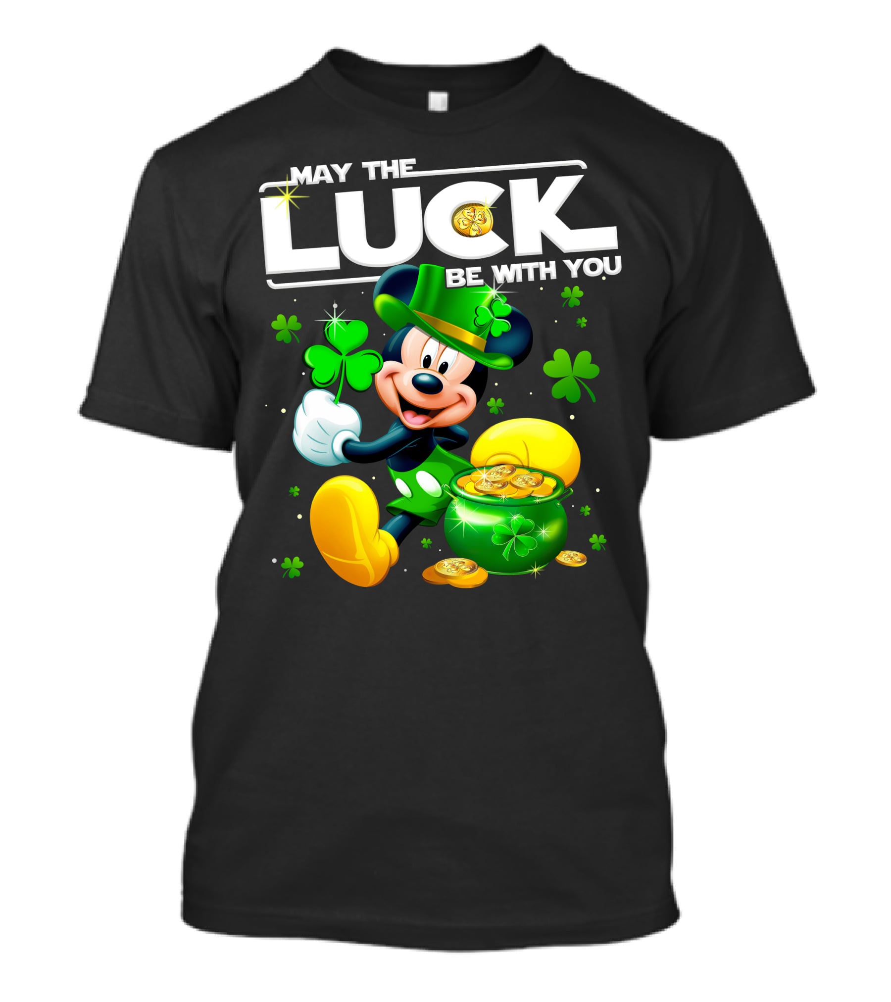 May The Luck Be With You Mickey T-Shirt