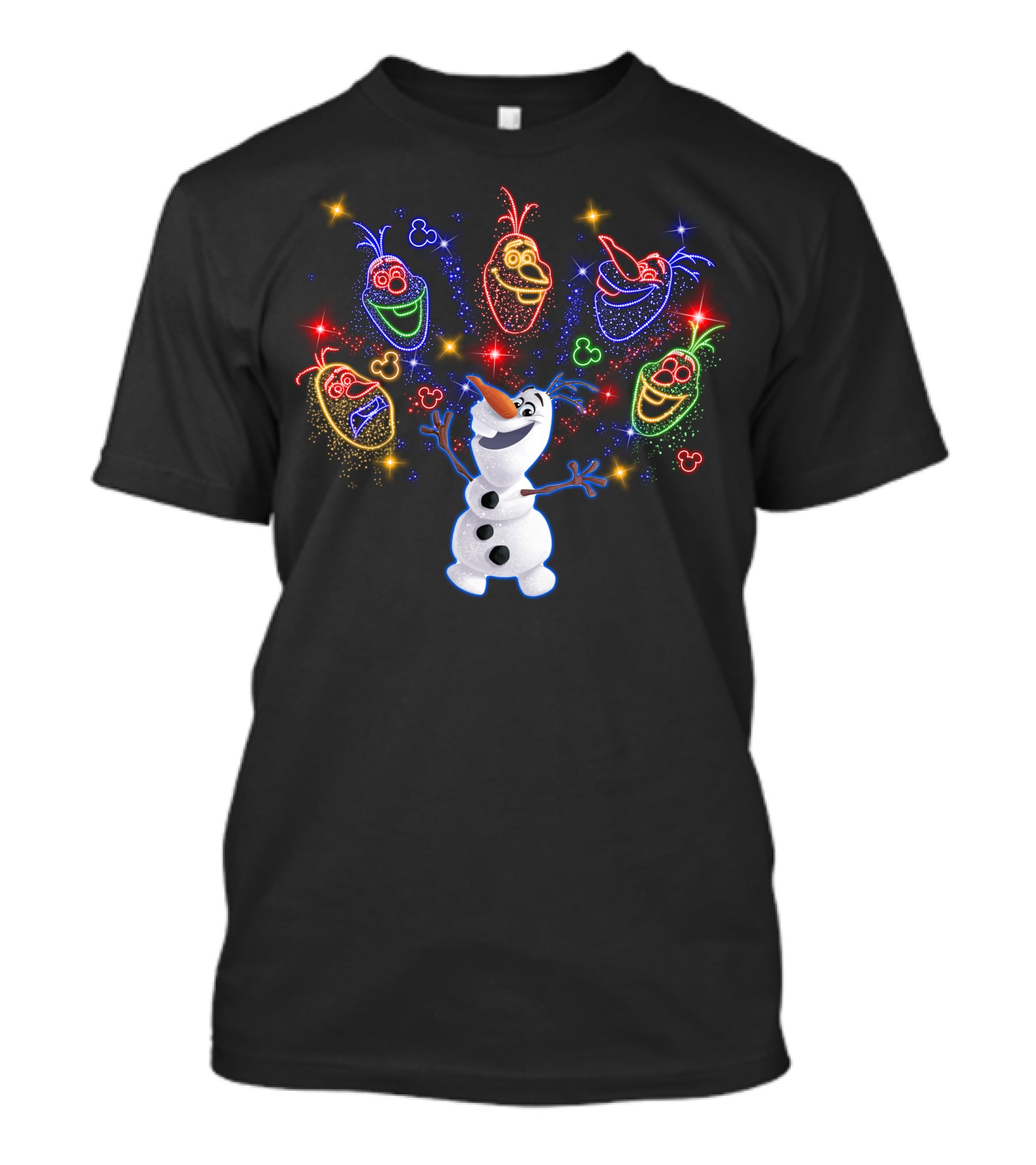 Olaf Frozen Light-Up Face Expressions Celebration T-Shirt