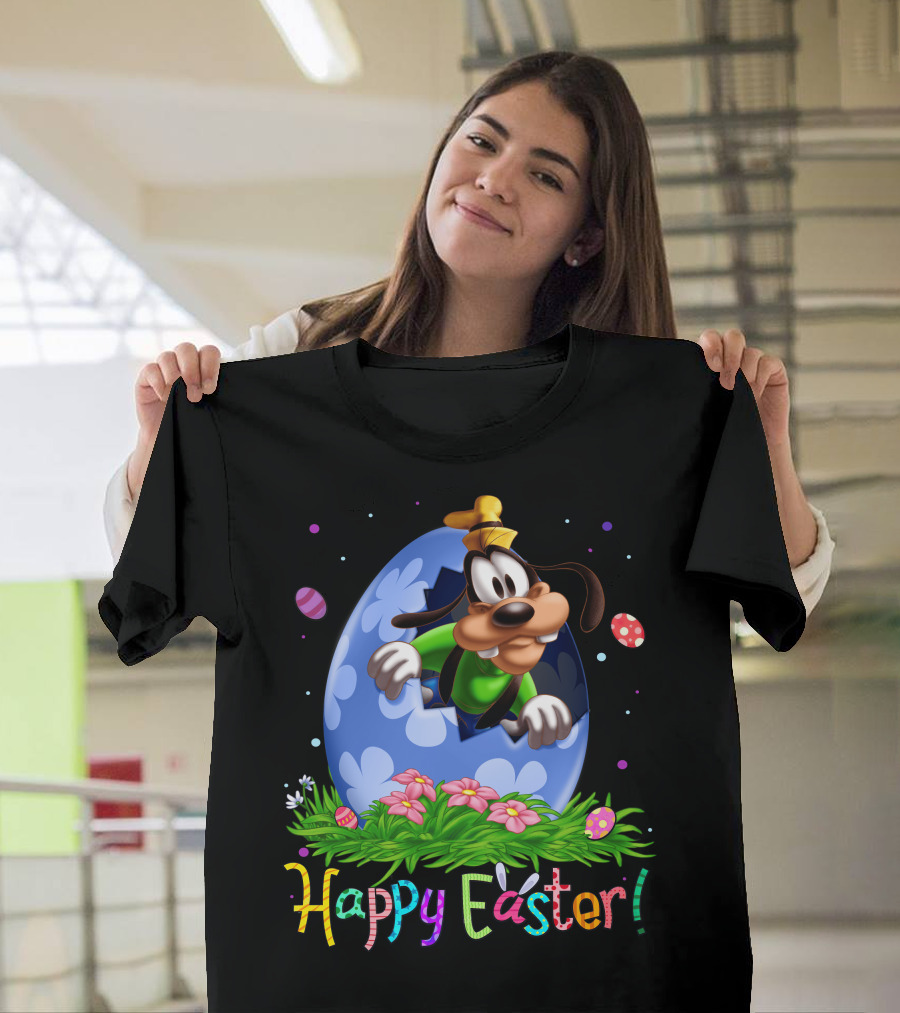 Happy Easter Goofy Egg Surprise T-Shirt