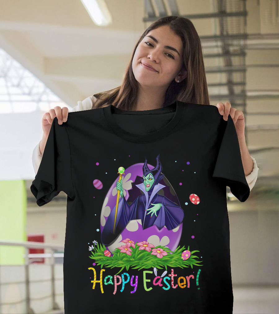 Maleficent Happy Easter Magic Egg Hunt Celebration T-Shirt
