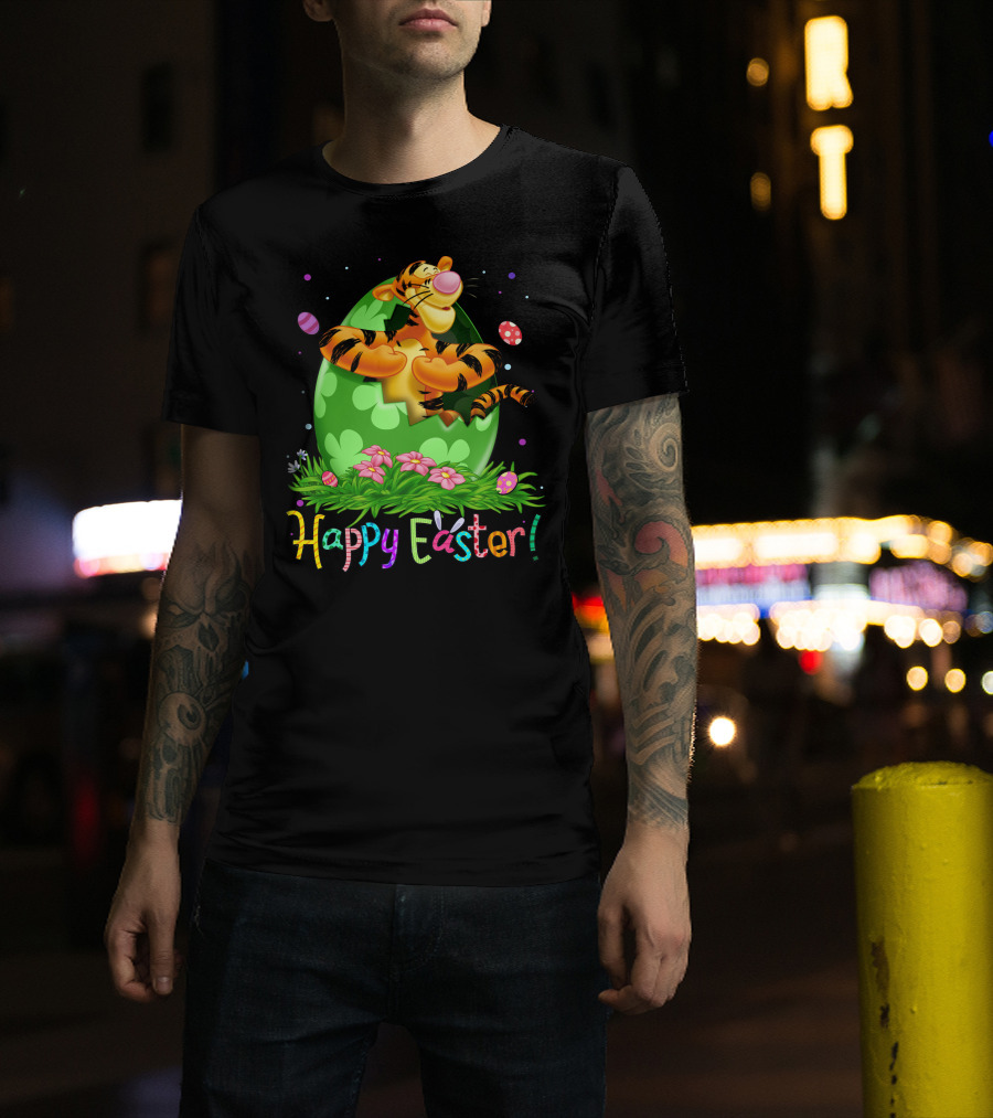 Tigger Happy Easter Egg Hunt Celebration T-Shirt
