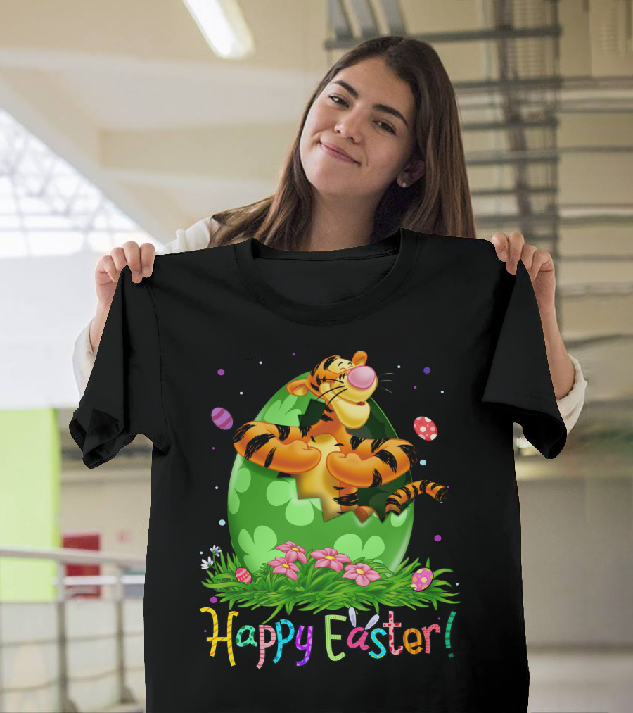 Tigger Happy Easter Egg Hunt Celebration T-Shirt