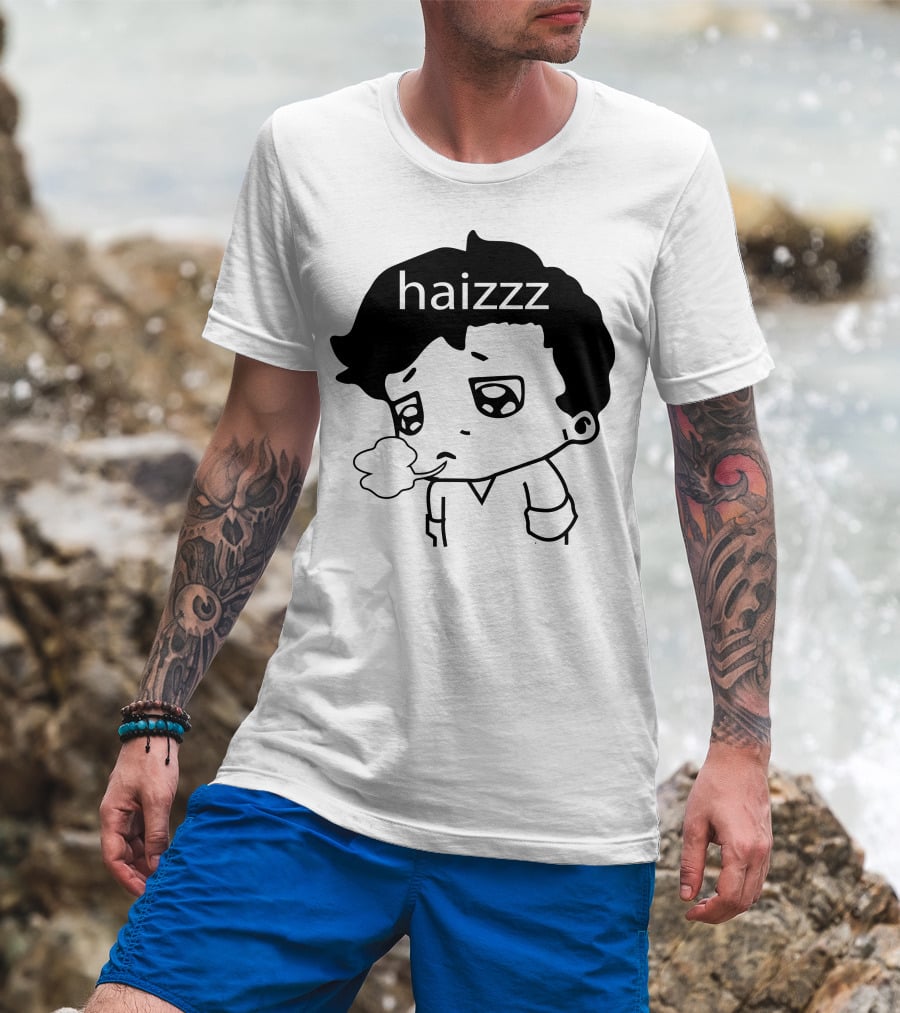 Haizzz Thổi Bong Bóng Buồn Dễ Thương T-Shirt