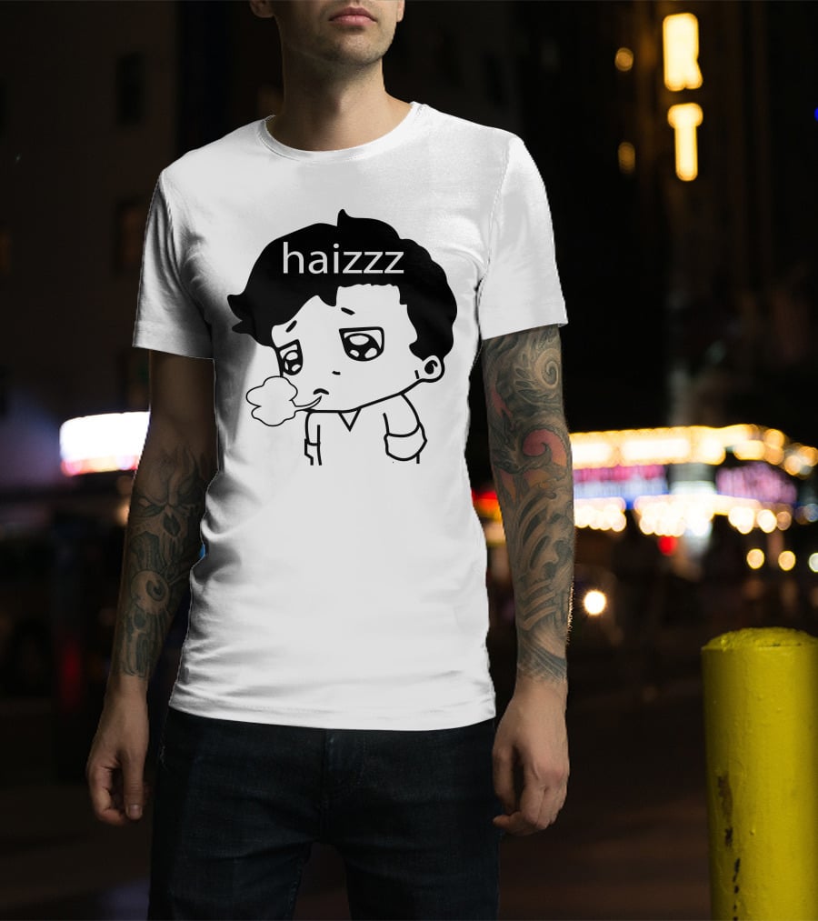 Haizzz Thổi Bong Bóng Buồn Dễ Thương T-Shirt