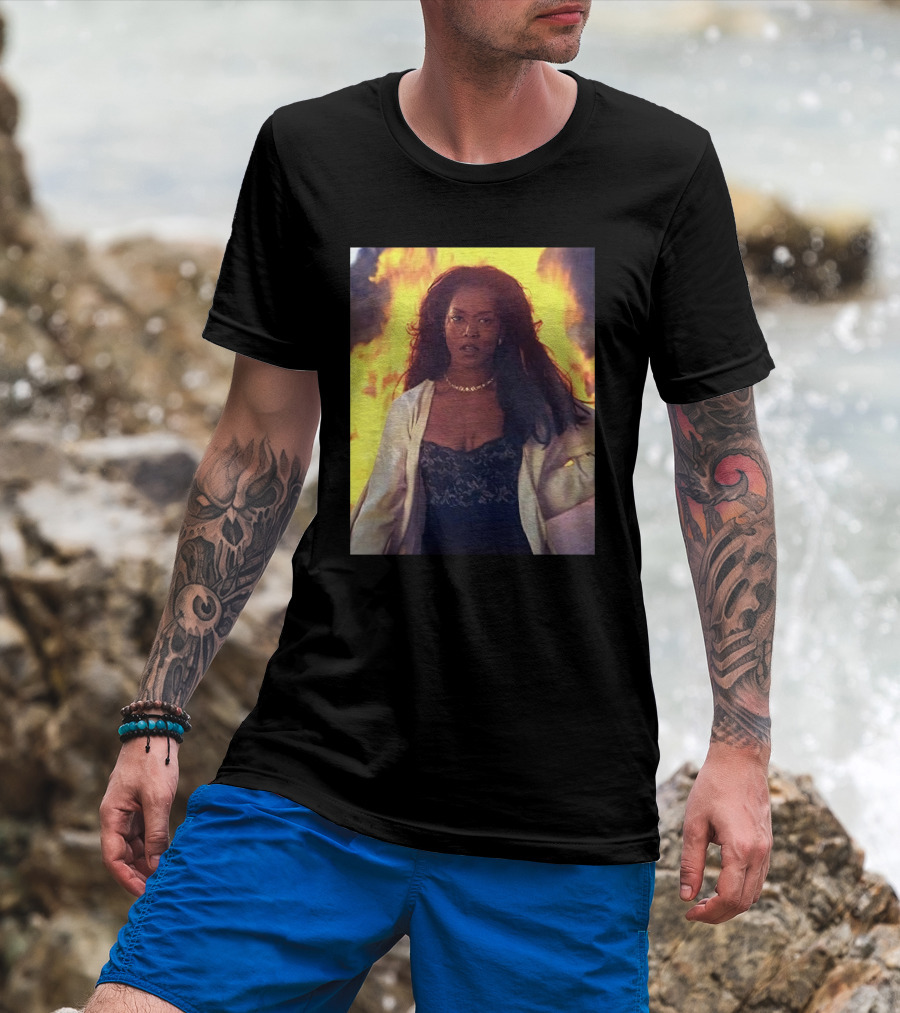 Waiting To Exhale Angela Bassett Fire Scene T-Shirt