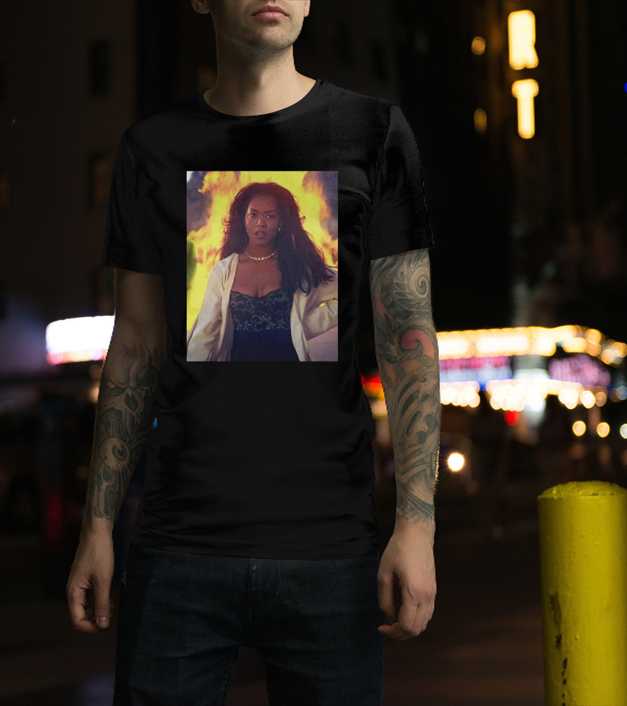 Waiting To Exhale Angela Bassett Fire Scene T-Shirt