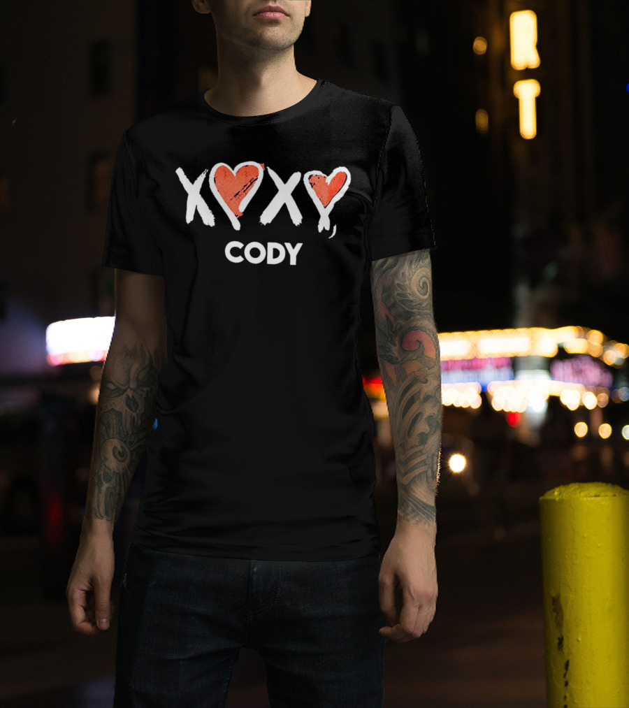 XOXO Cody Heart And Cross T-Shirt