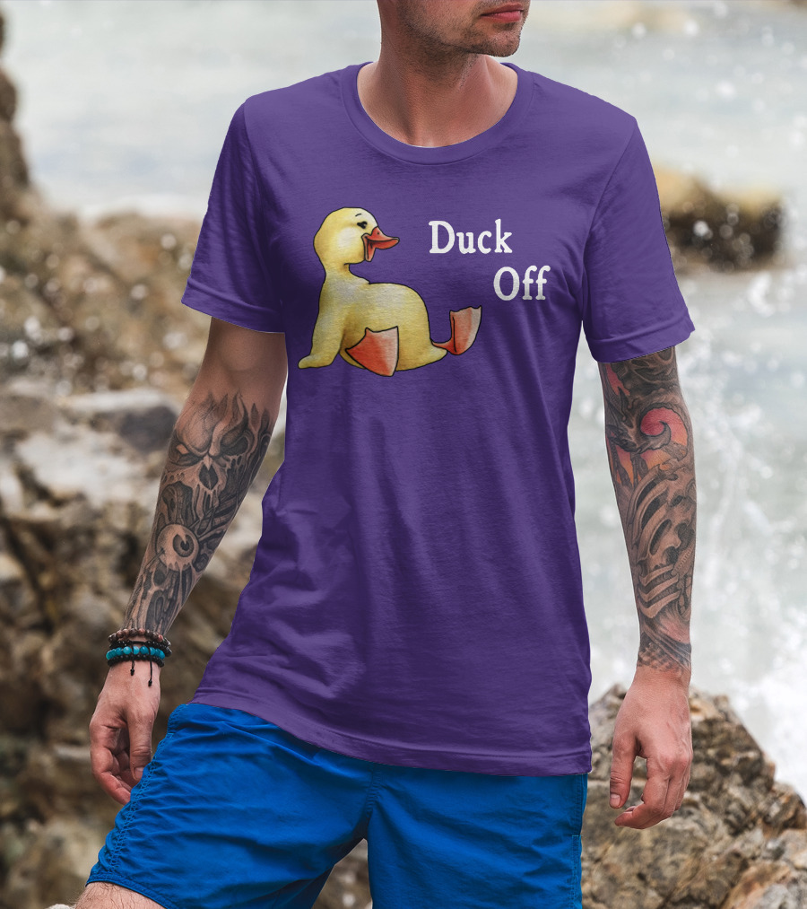 Duck Off Funny Sitting Duck T-Shirt