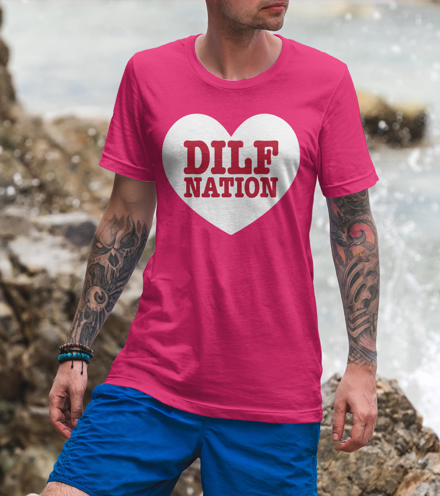 DILF NATION Heart Classic T-Shirt